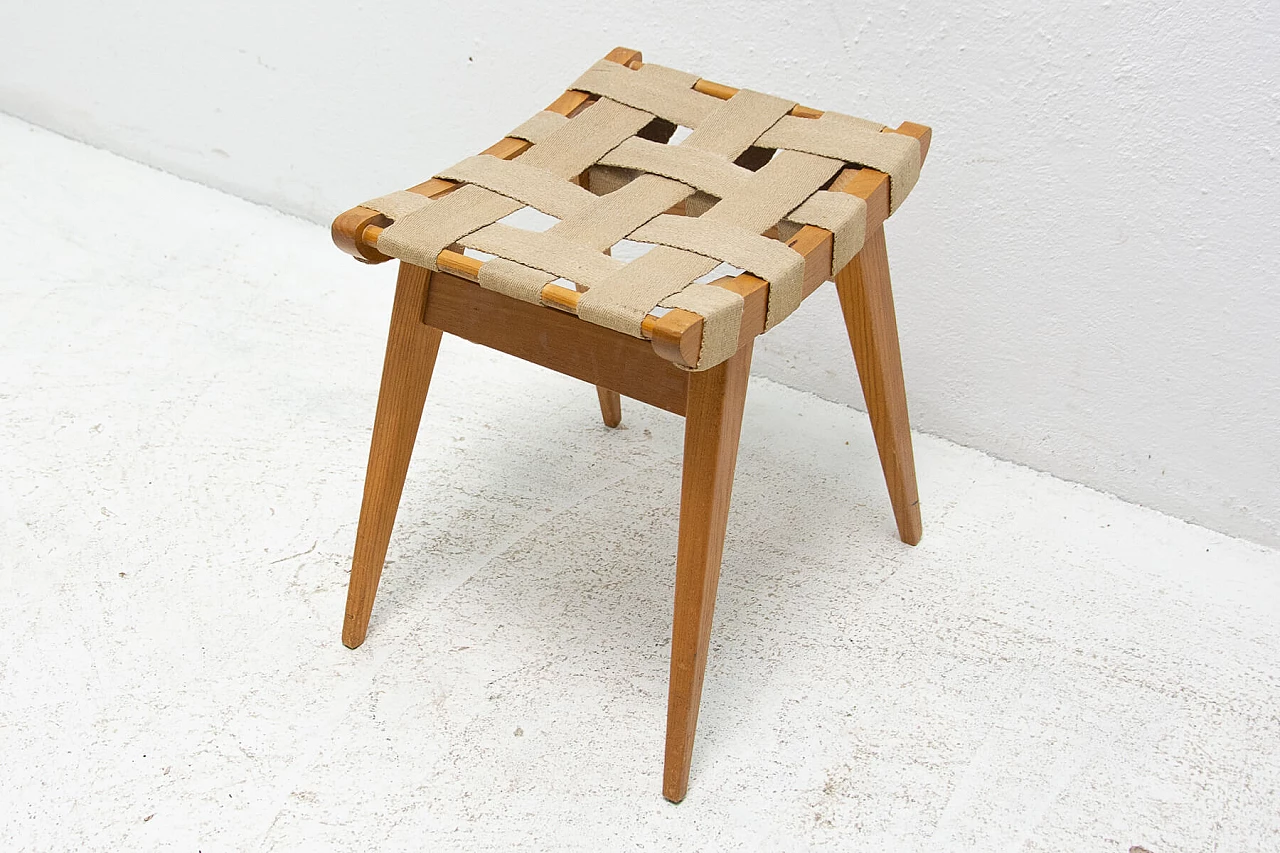 Stool or footstool by Západoslovenské nábytkárské závody, 70s 1271682