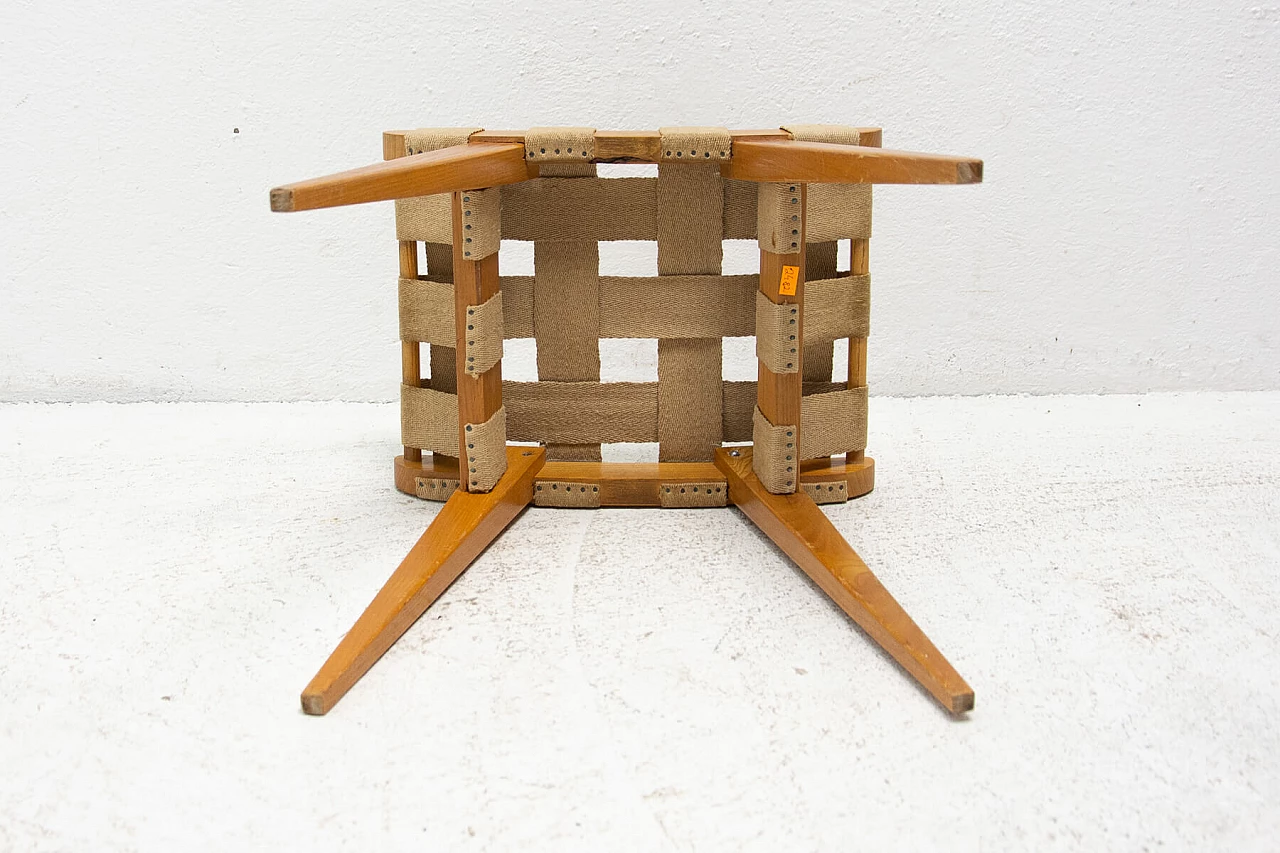 Stool or footstool by Západoslovenské nábytkárské závody, 70s 1271683