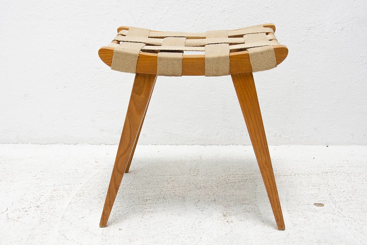 Stool or footstool by Západoslovenské nábytkárské závody, 70s 1271684