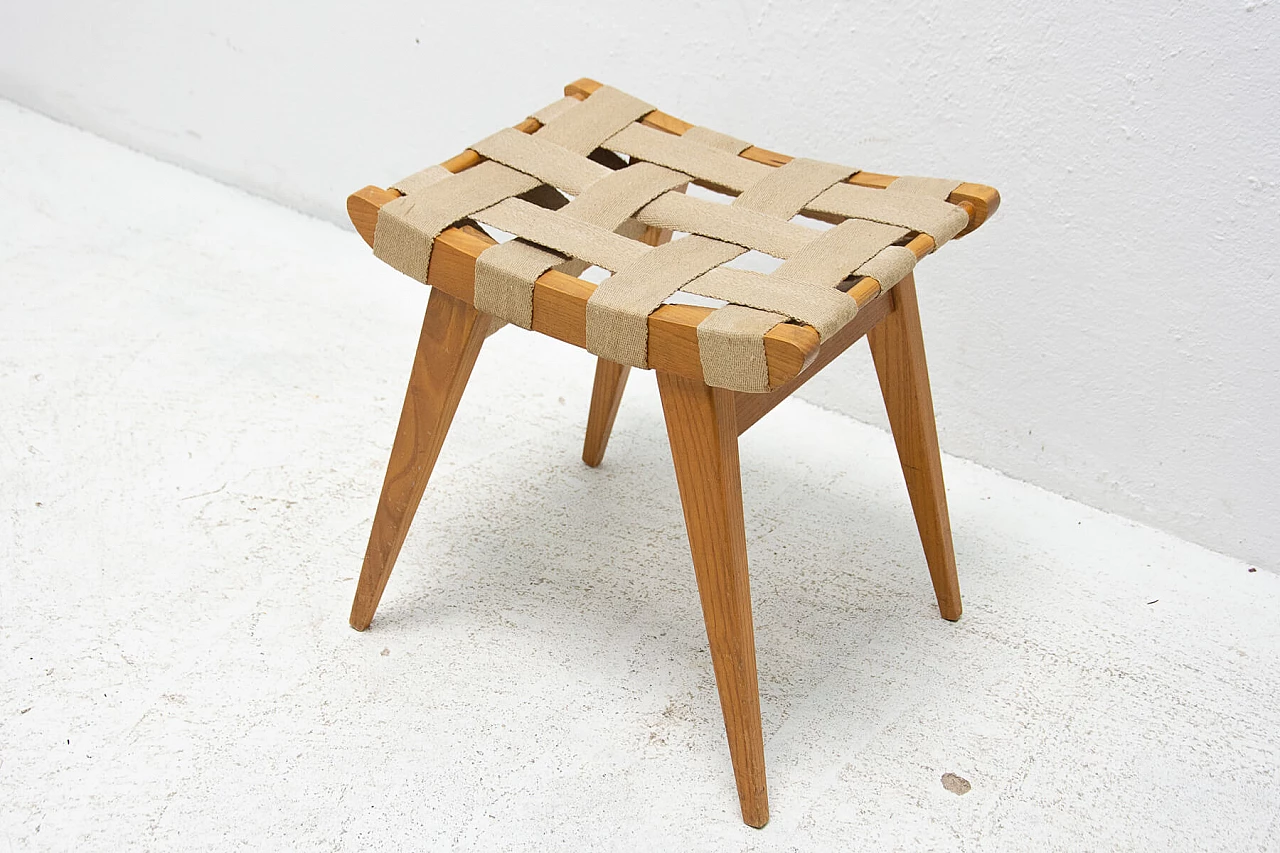 Stool or footstool by Západoslovenské nábytkárské závody, 70s 1271688