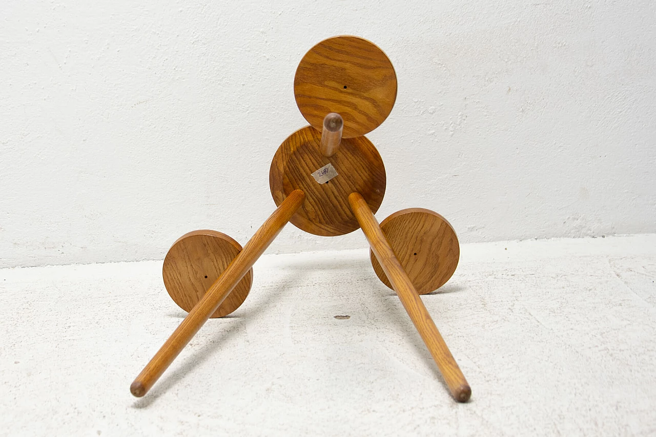 Tavolino o porta piante in legno di faggio di Krásná Jizba, anni '50 1271865