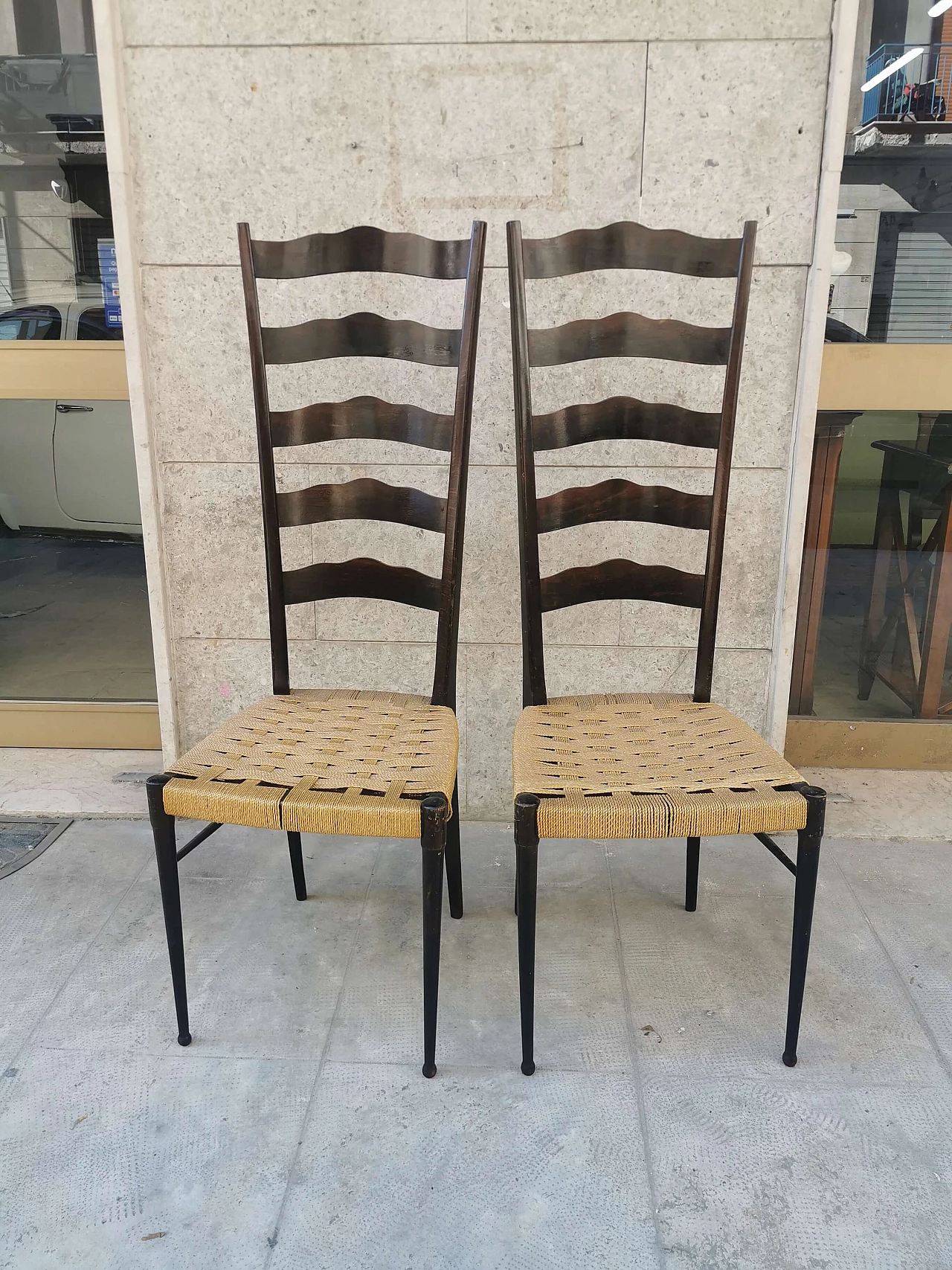 Pair of chairs chiavarine, first '900 1271902