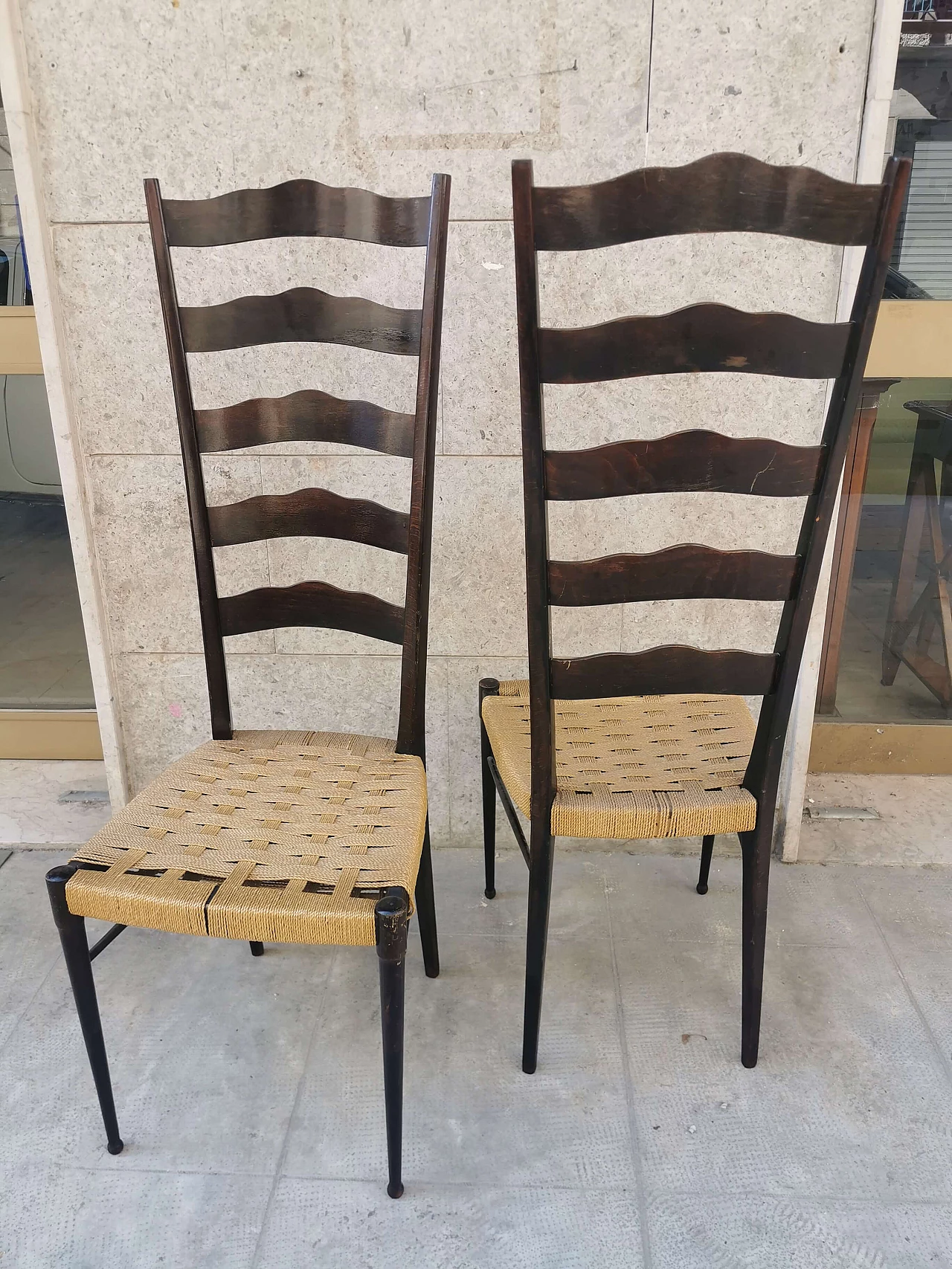 Pair of chairs chiavarine, first '900 1271904