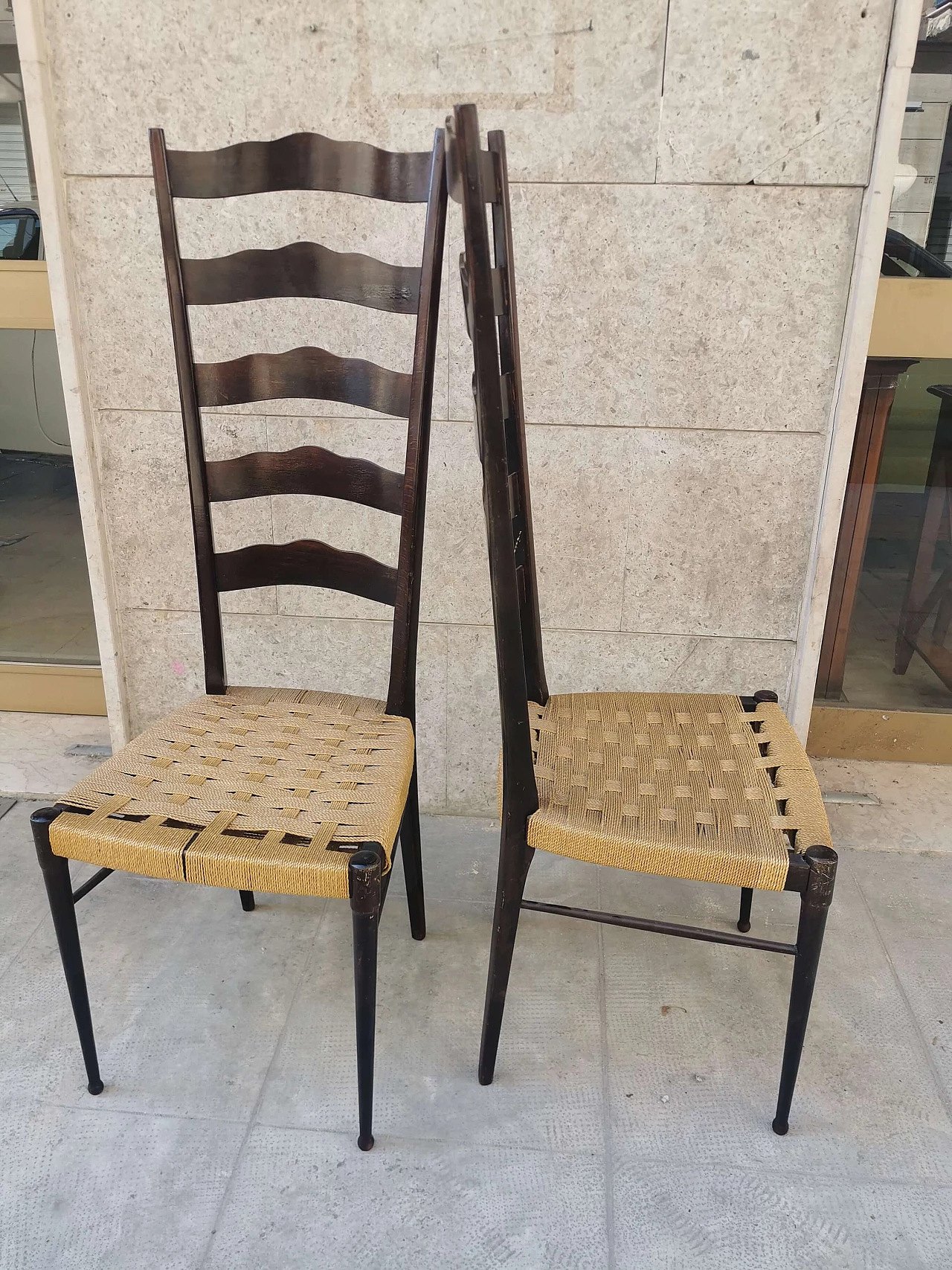 Pair of chairs chiavarine, first '900 1271905