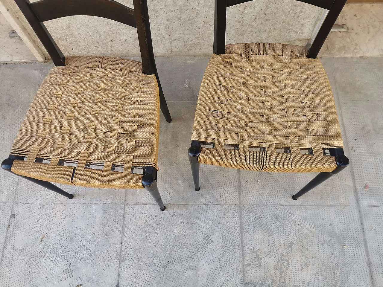 Pair of chairs chiavarine, first '900 1271907