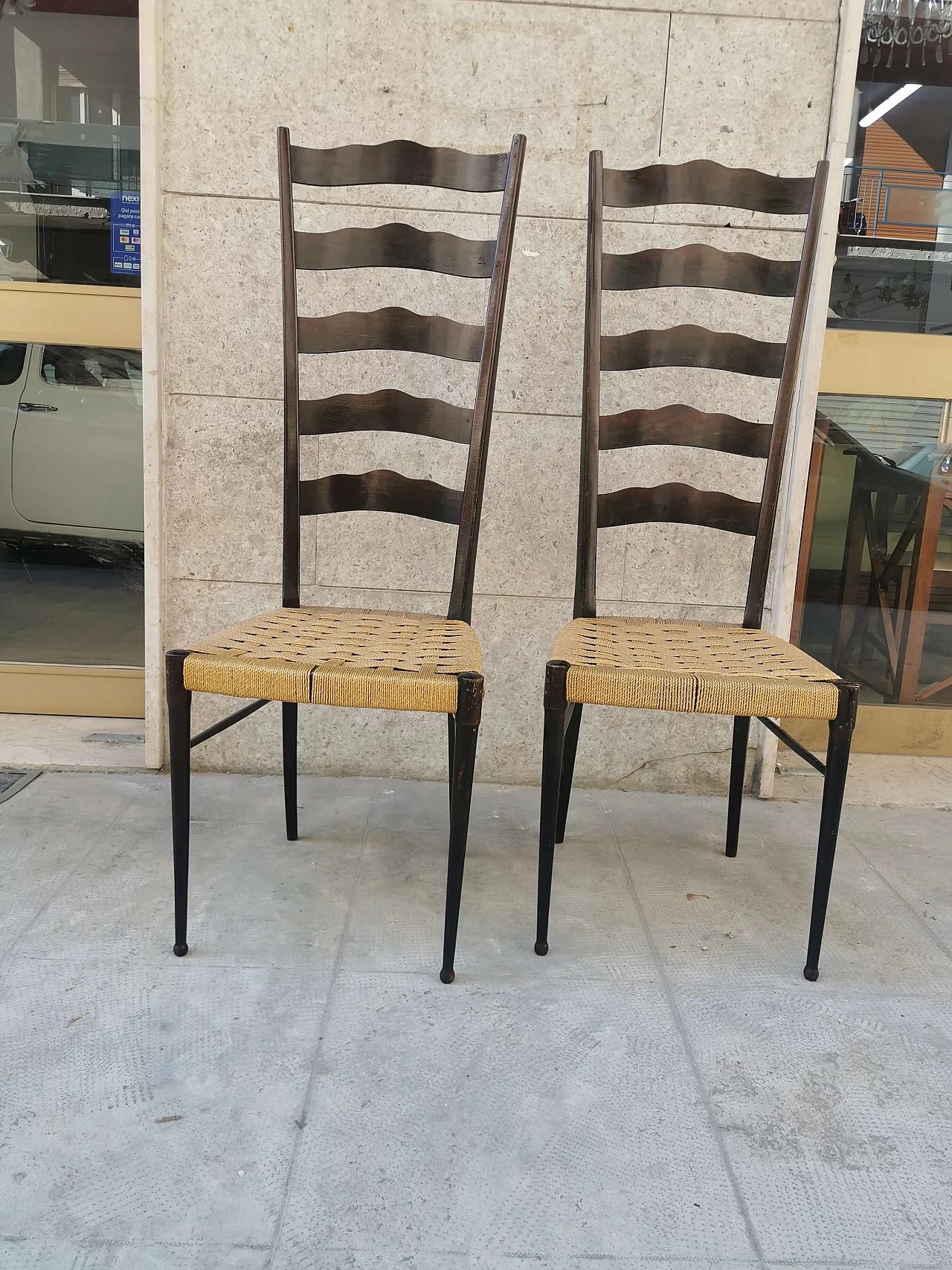 Pair of chairs chiavarine, first '900 1271911