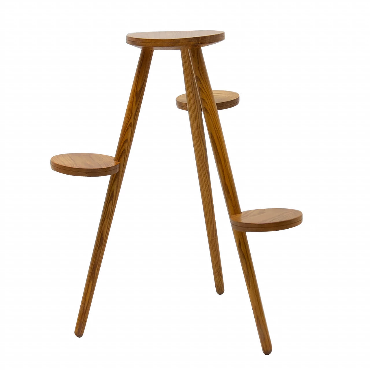 Tavolino o porta piante in legno di faggio di Krásná Jizba, anni '50 1272222