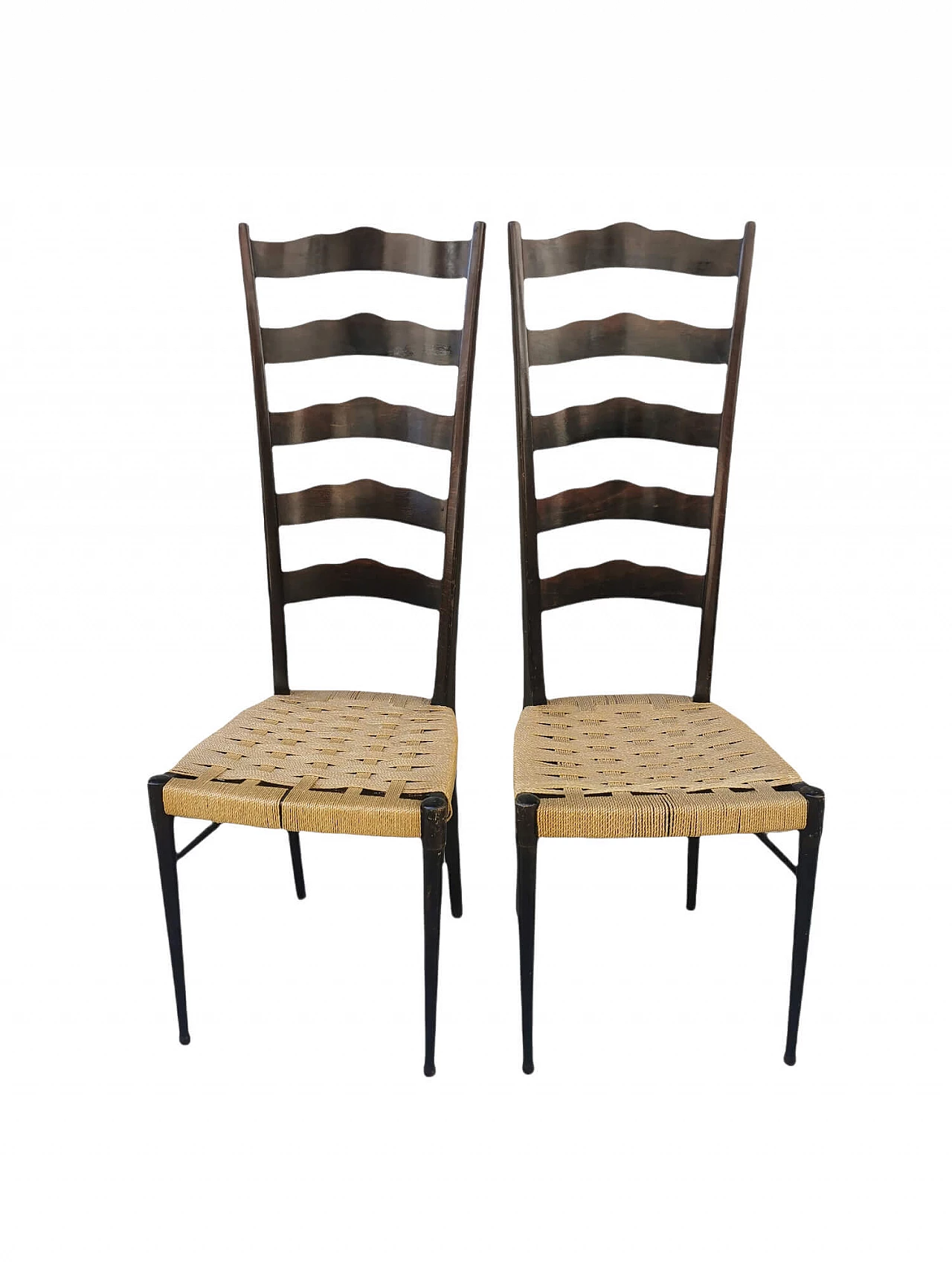 Pair of chairs chiavarine, first '900 1272861