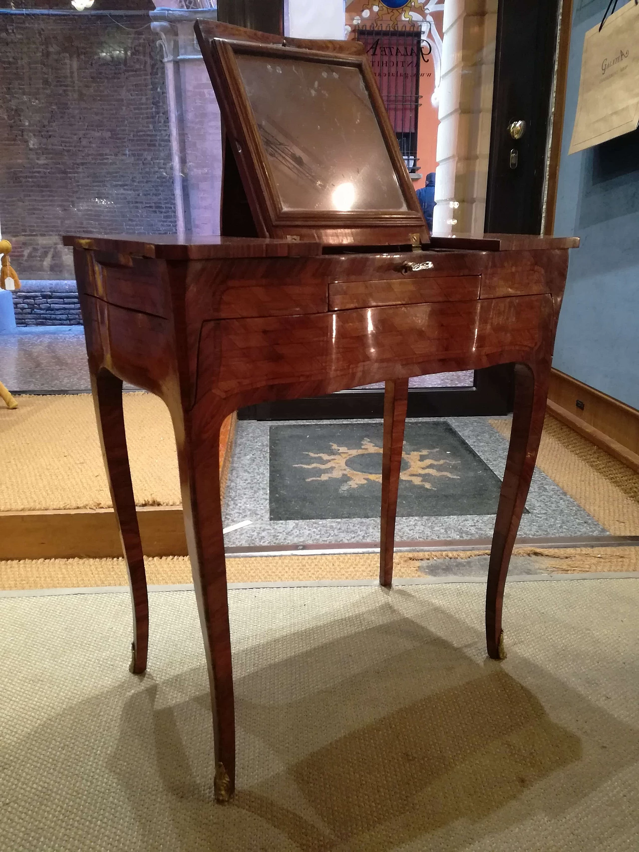 Genoese dressing table in rosewood and snake wood, 18th century 1272925