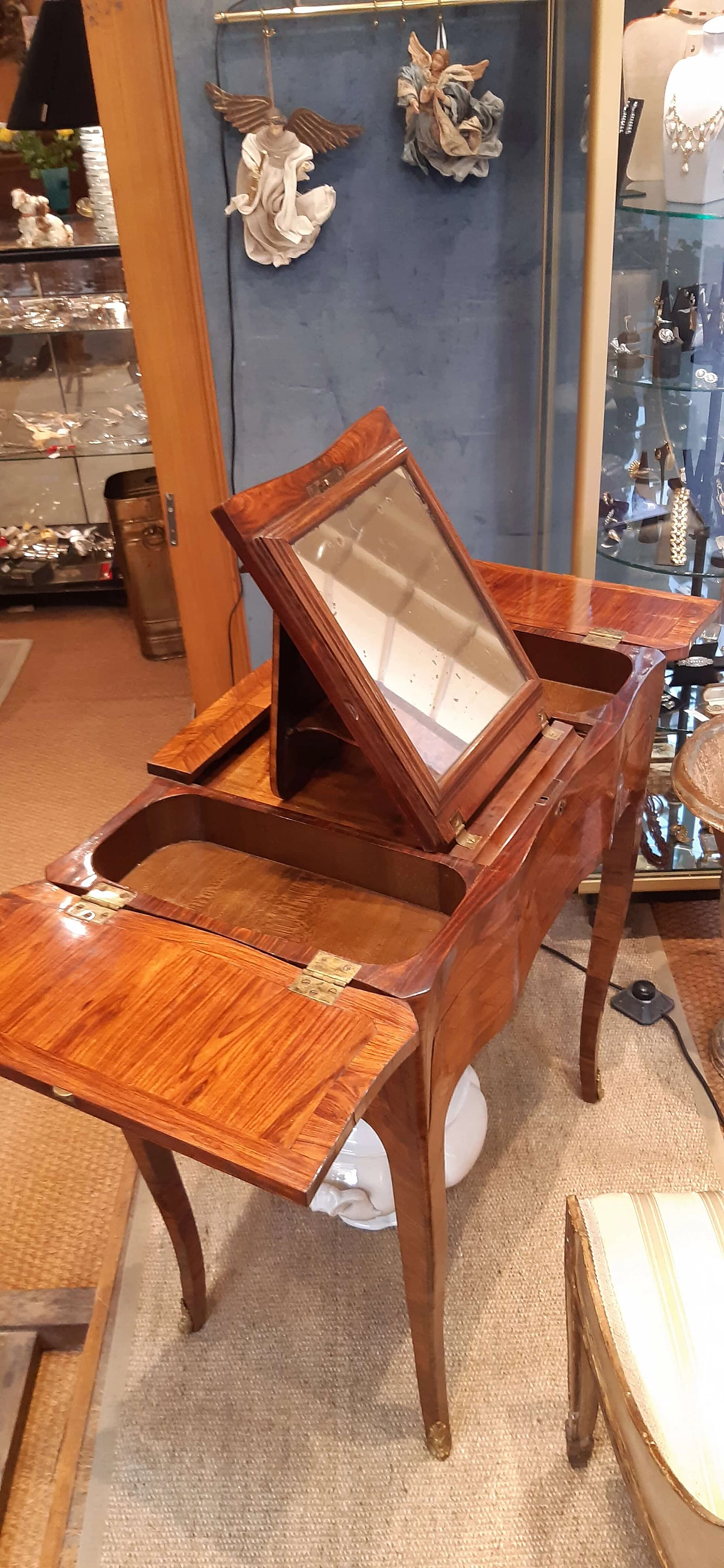 Genoese dressing table in rosewood and snake wood, 18th century 1272931