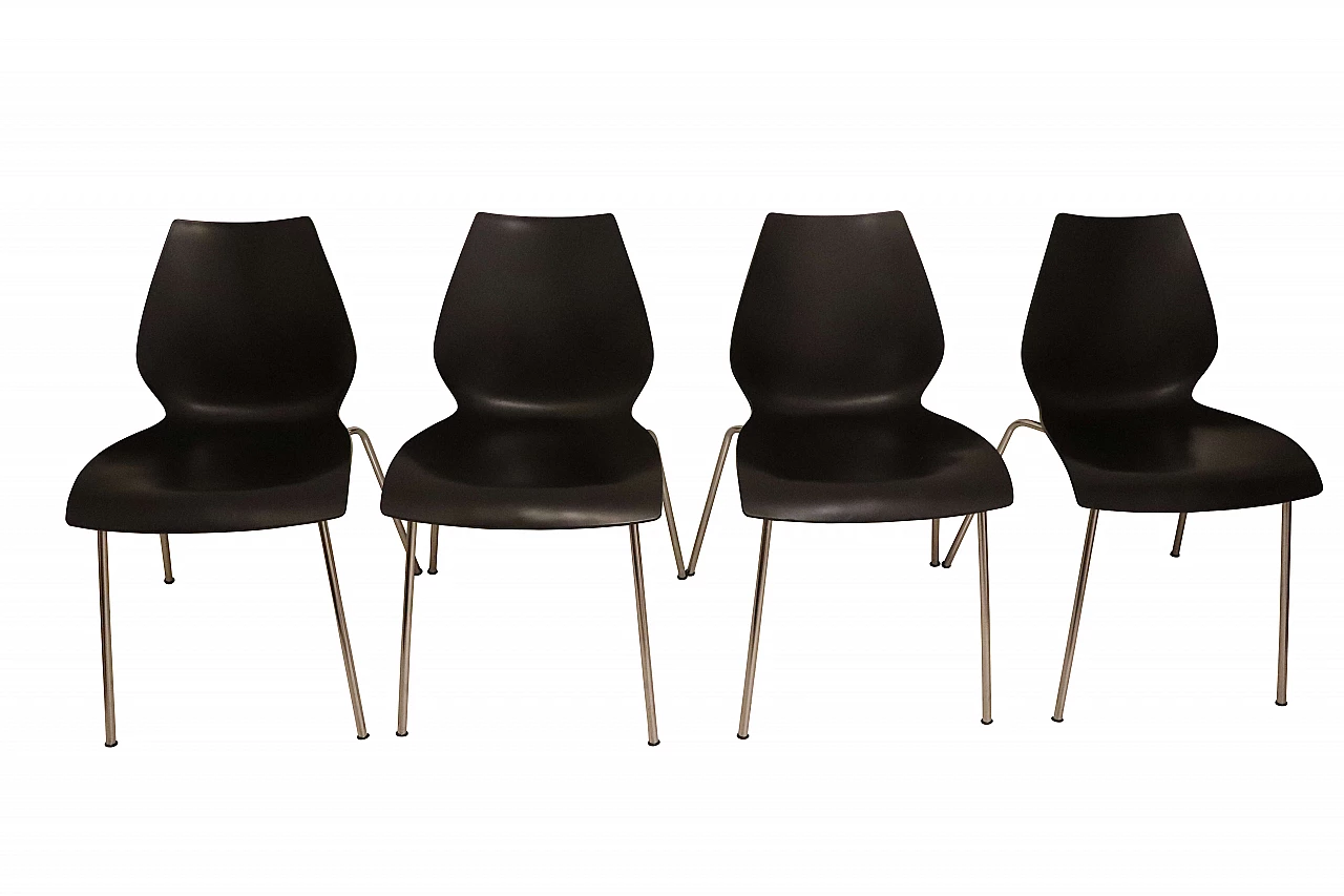 4 Maui Chairs by Vico Magistretti for Kartell, 2000s 1273405
