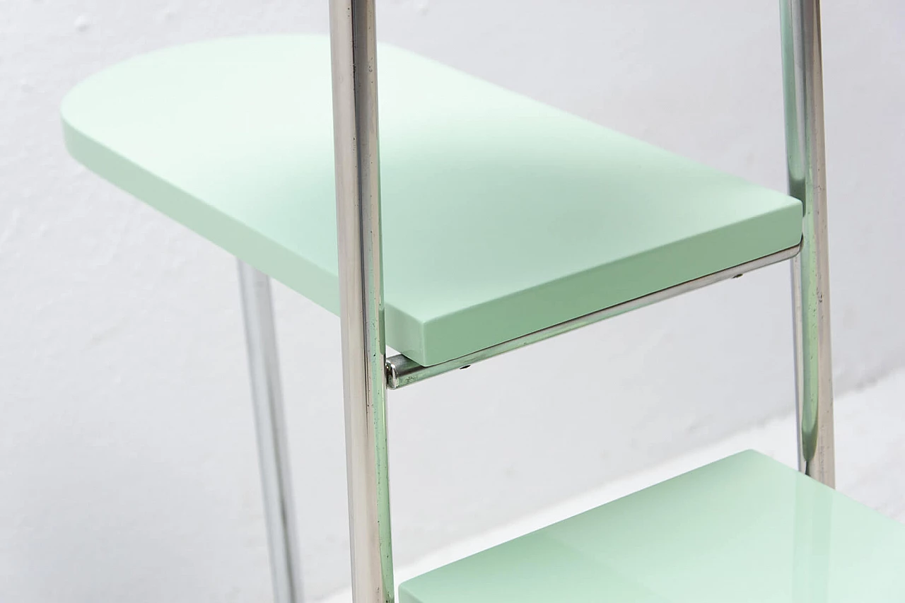 Tavolino portapiante Bauhaus cromato, anni '30 1273469