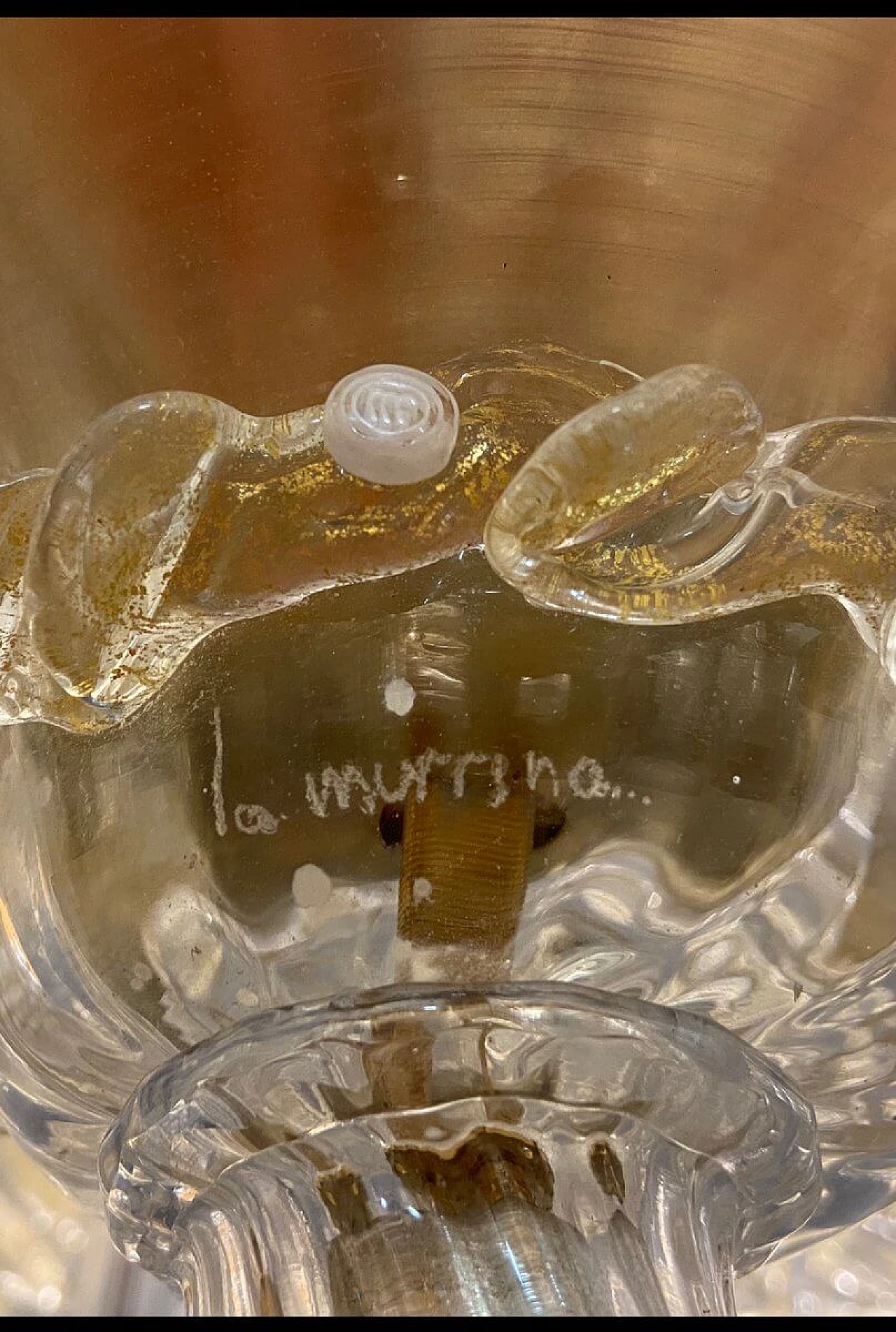 Lampadario in vetro di Murano di La Murrina, anni '80 1273641