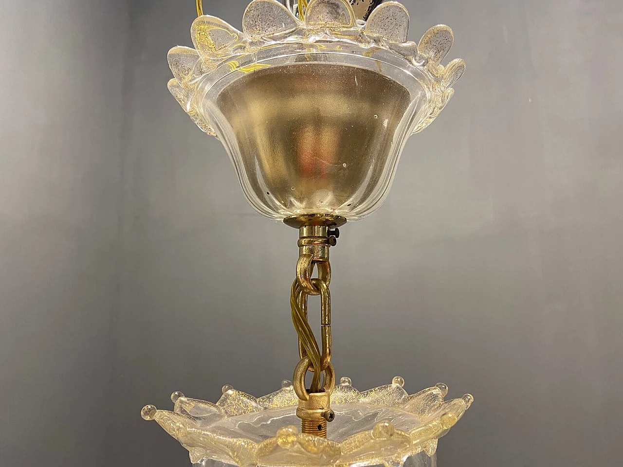 Lampadario in vetro di Murano di La Murrina, anni '80 1273643