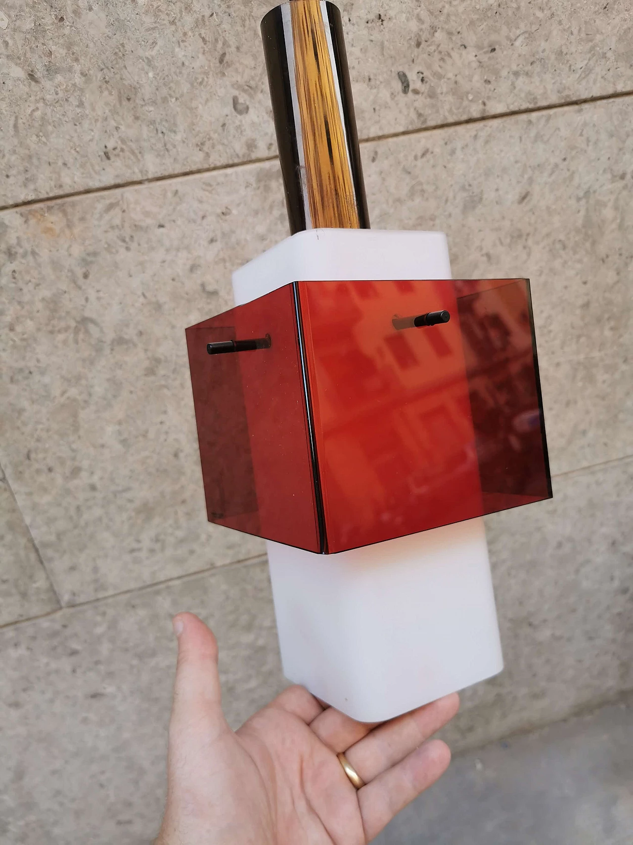 Lampada da soffitto di Stilux Milano, anni '50 1273738