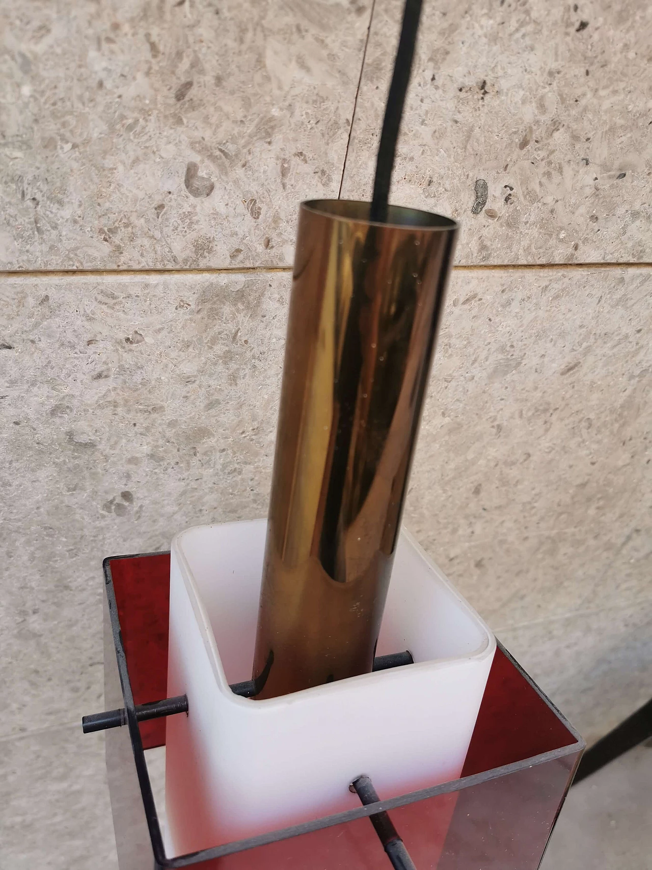 Lampada da soffitto di Stilux Milano, anni '50 1273742