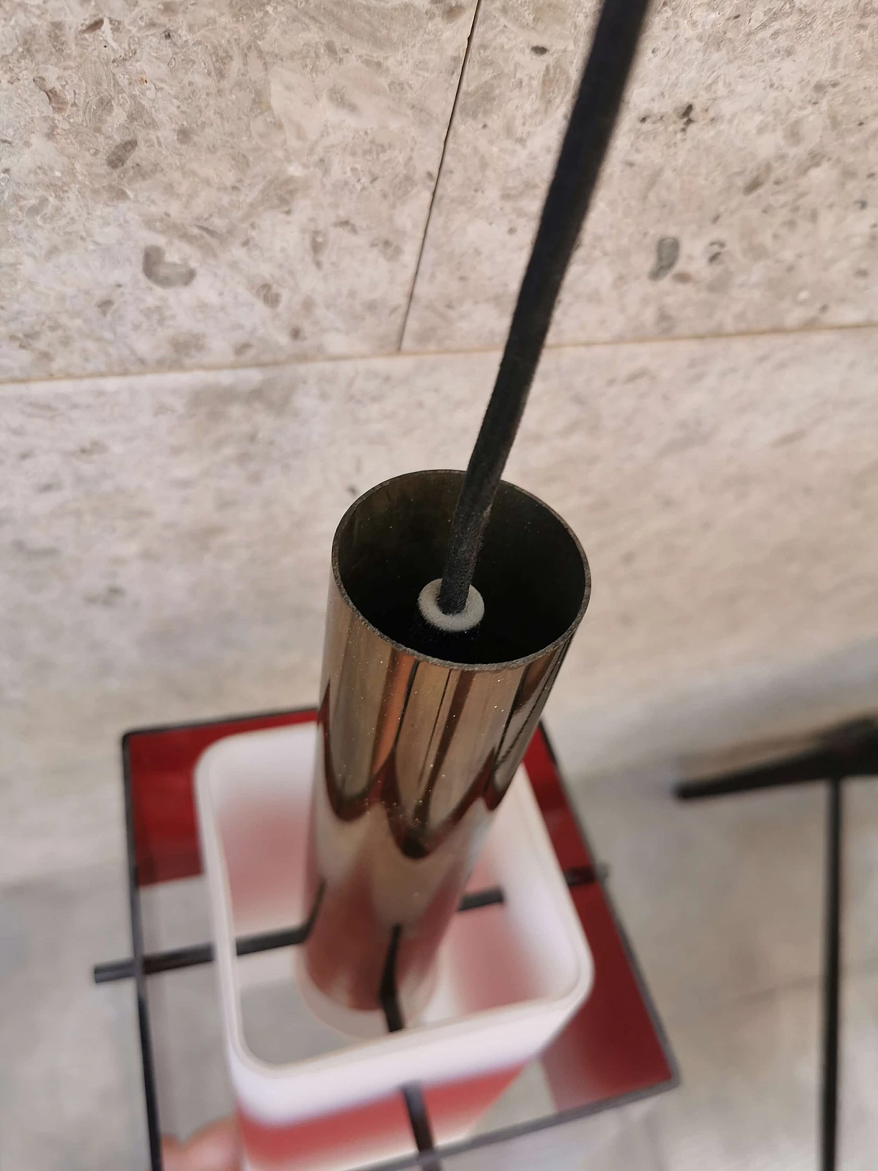 Lampada da soffitto di Stilux Milano, anni '50 1273743