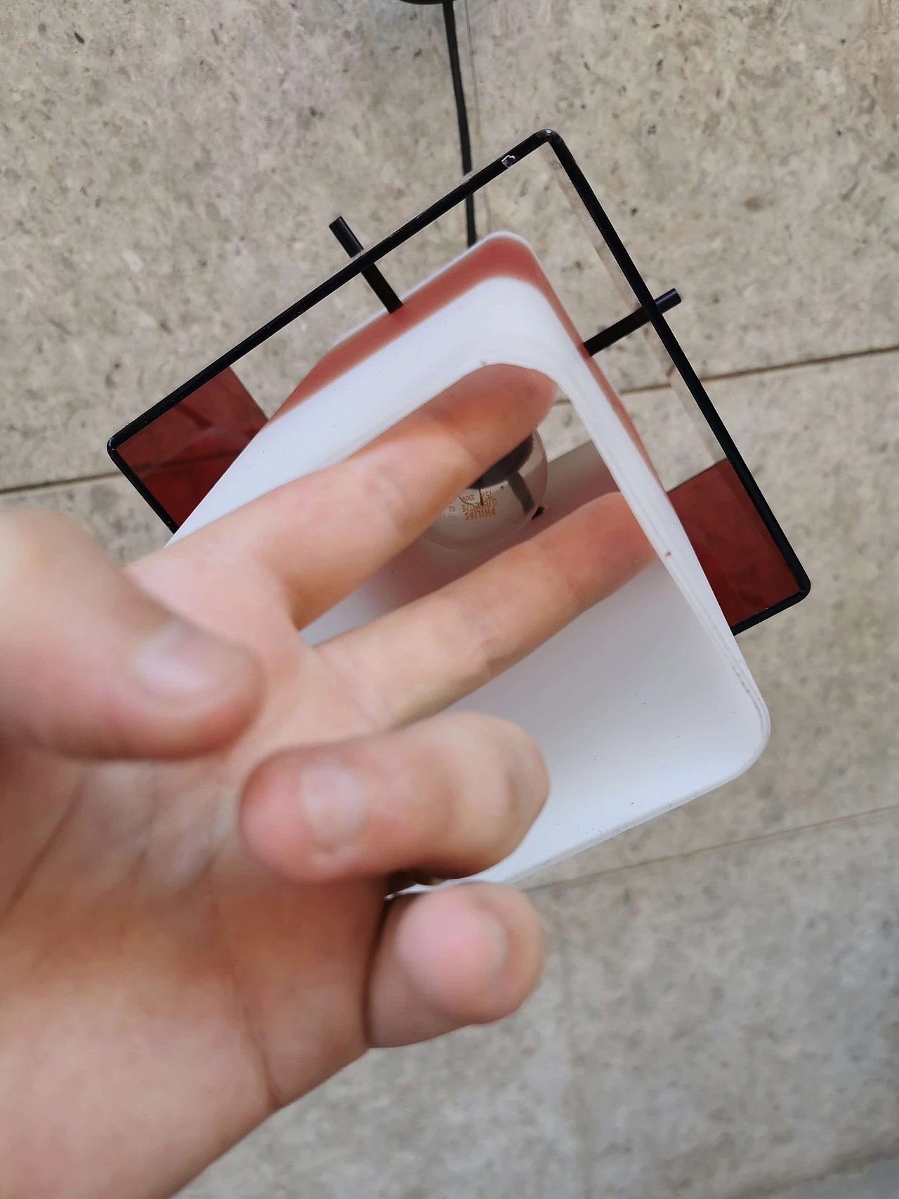 Lampada da soffitto di Stilux Milano, anni '50 1273746