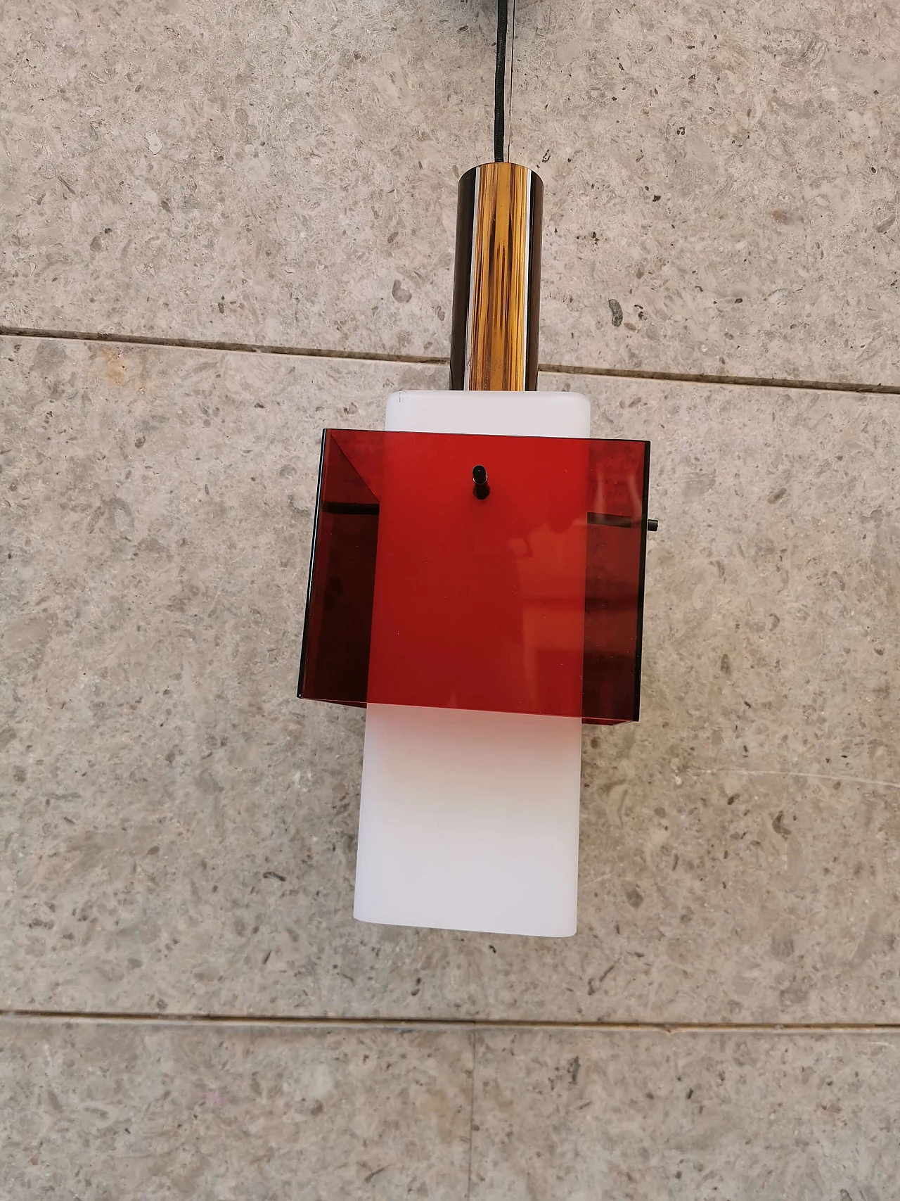 Lampada da soffitto di Stilux Milano, anni '50 1273749