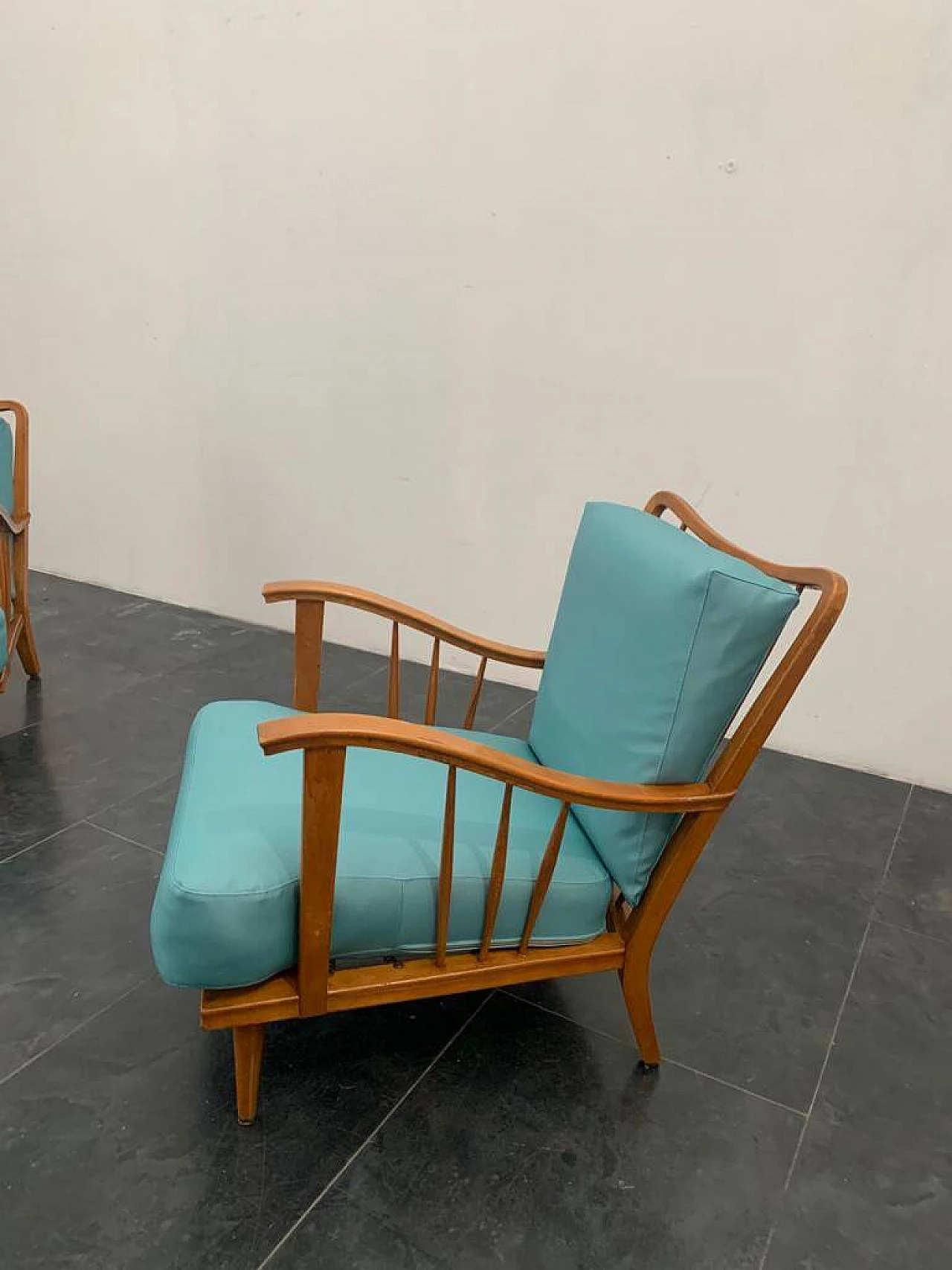 3 Maple armchairs by Paolo Buffa, 50s 1274266