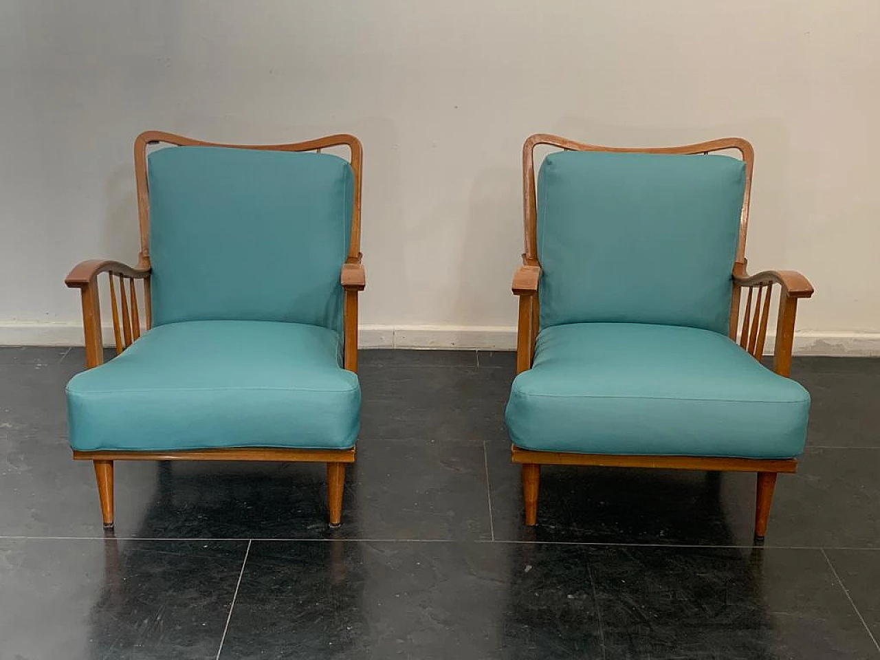 3 Maple armchairs by Paolo Buffa, 50s 1274272