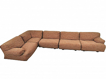 Fiandra modular corner sofa in fabric by Vico Magistretti for Cassina, 70s