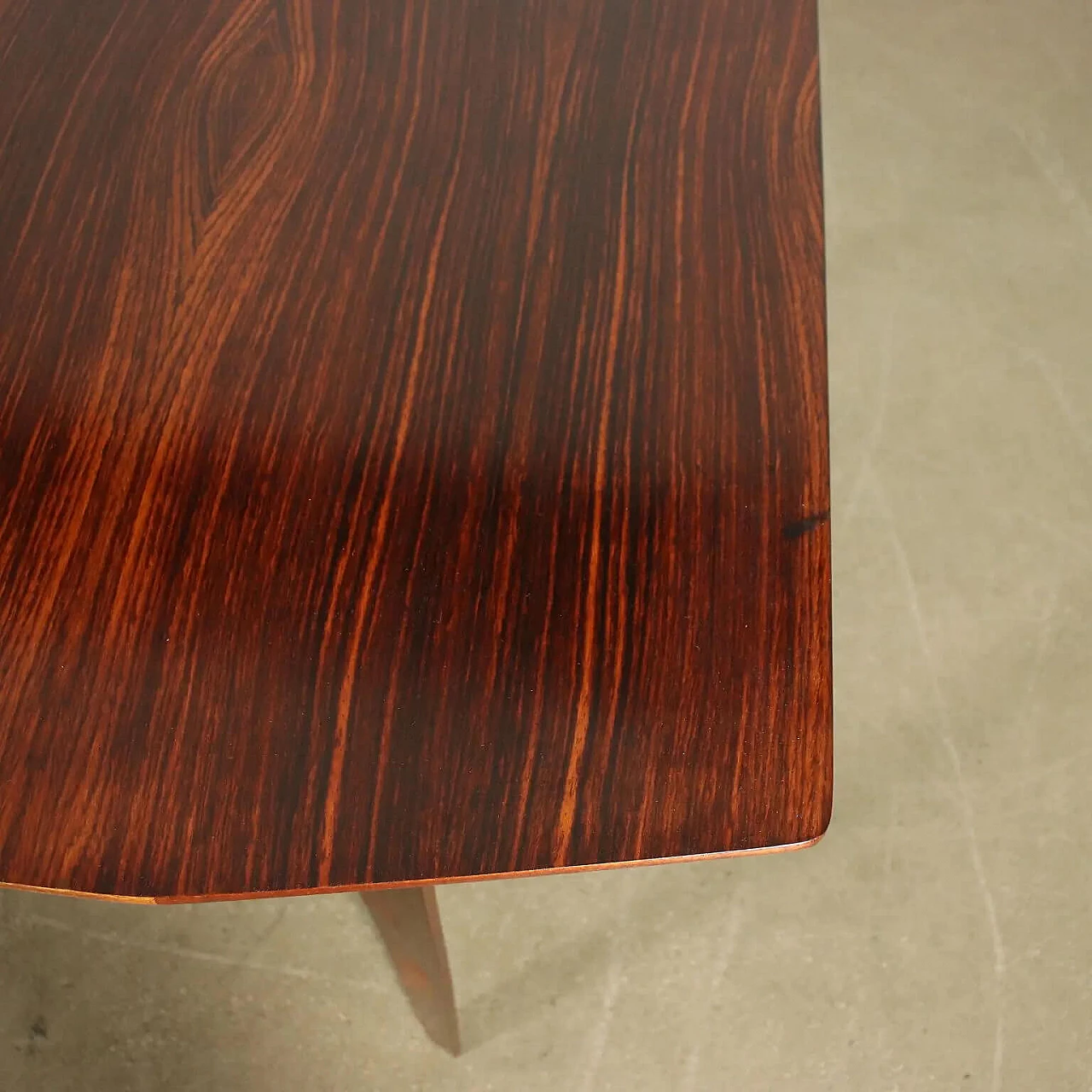 Tavolo allungabile in faggio e palissandro di Edmondo Palutari per Dassi, anni '60 1275164