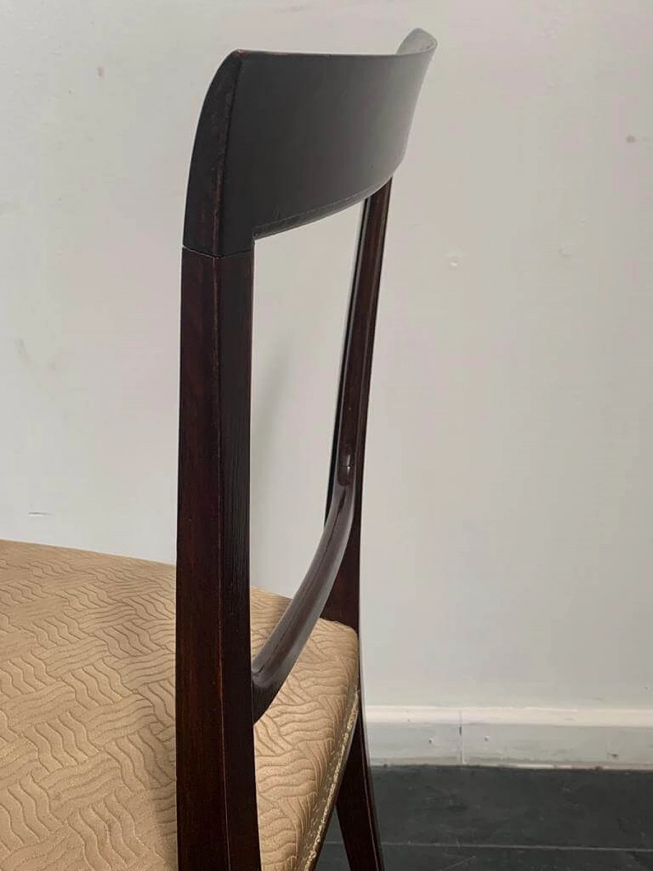 6 Rosewood Art Deco Chairs, 30s 1275481