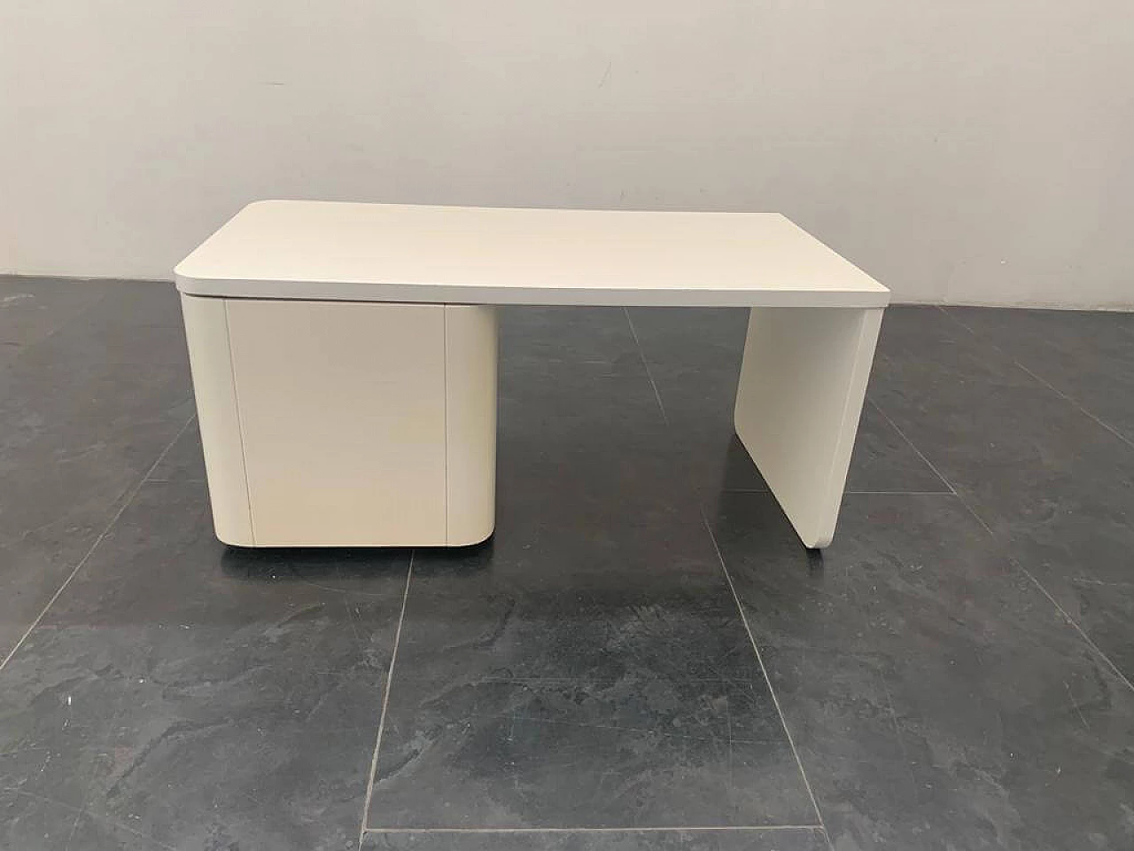 White lacquered multifunctional coffee table, 70s 1276049