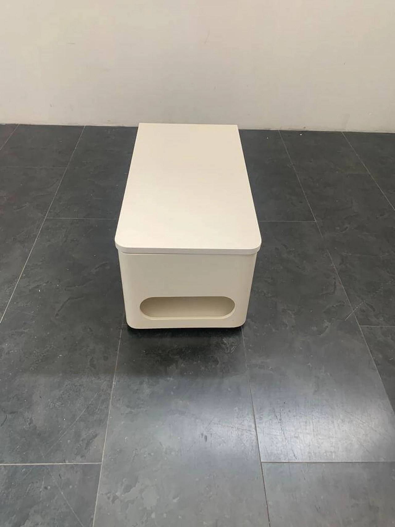 White lacquered multifunctional coffee table, 70s 1276050