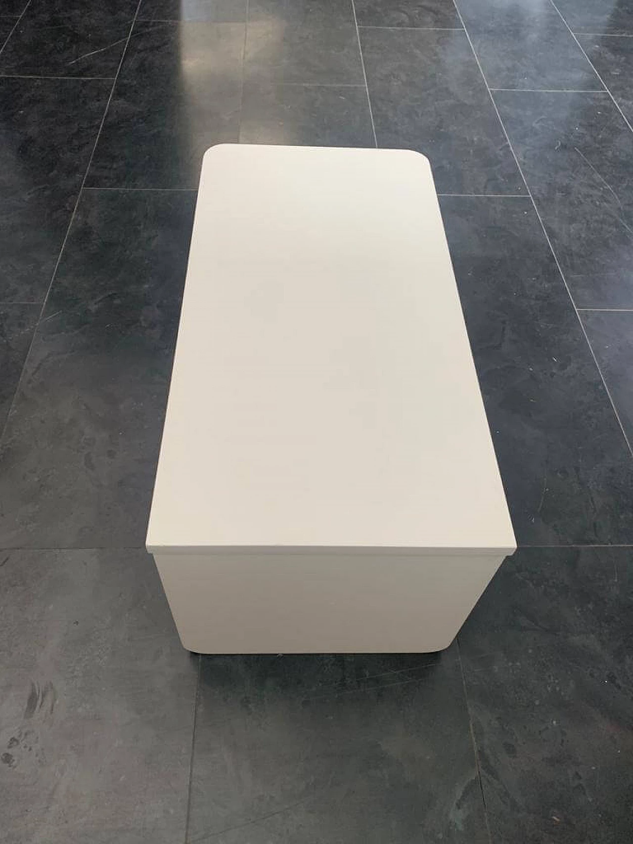 White lacquered multifunctional coffee table, 70s 1276051