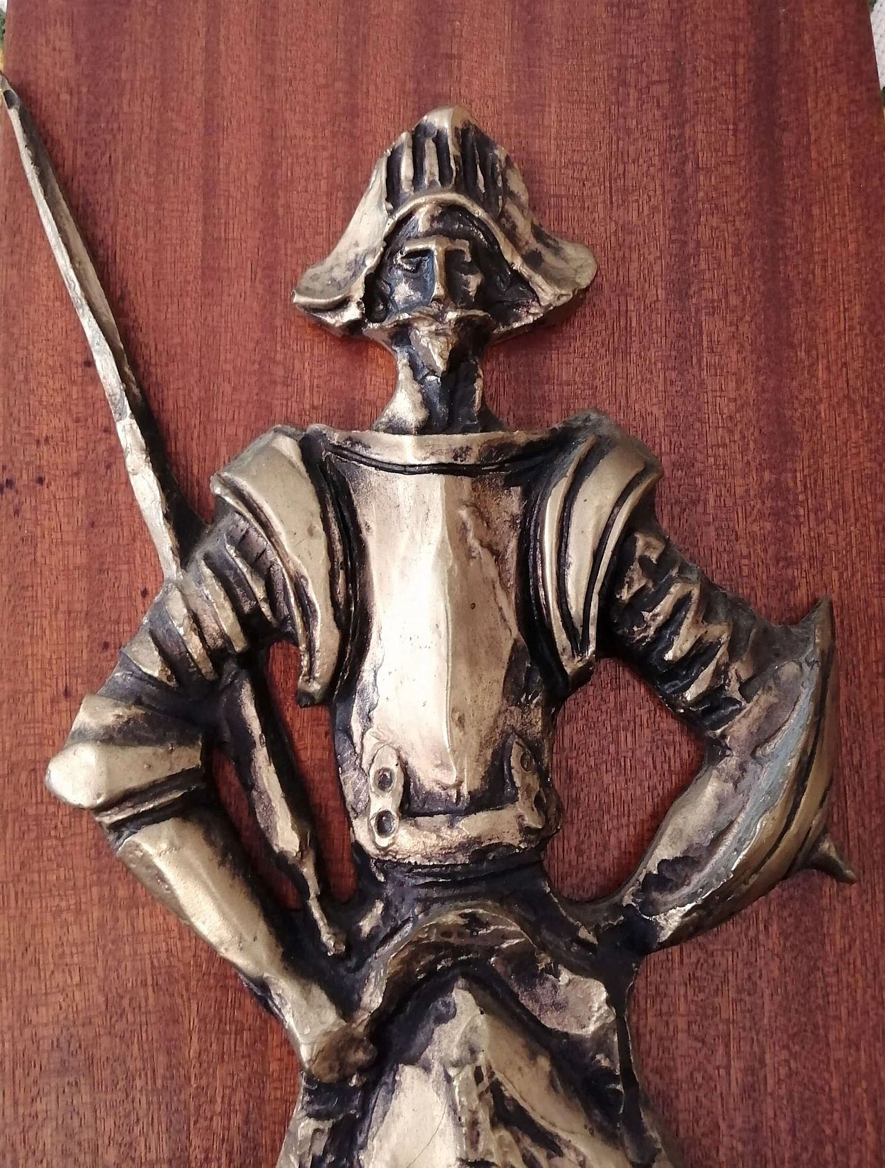 Small panels with relief reproduction of Don Quixote and Sancho Panza, 60s 1276180