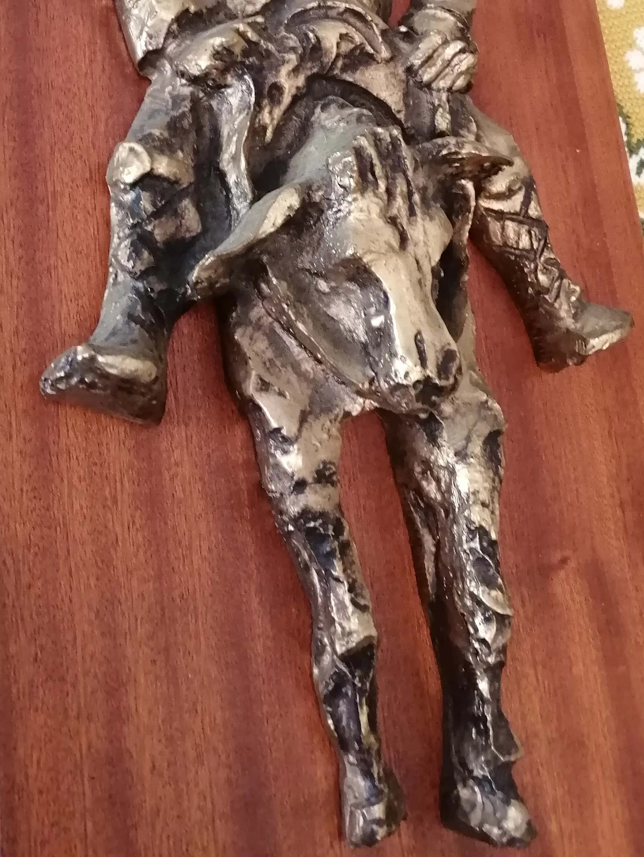 Small panels with relief reproduction of Don Quixote and Sancho Panza, 60s 1276185