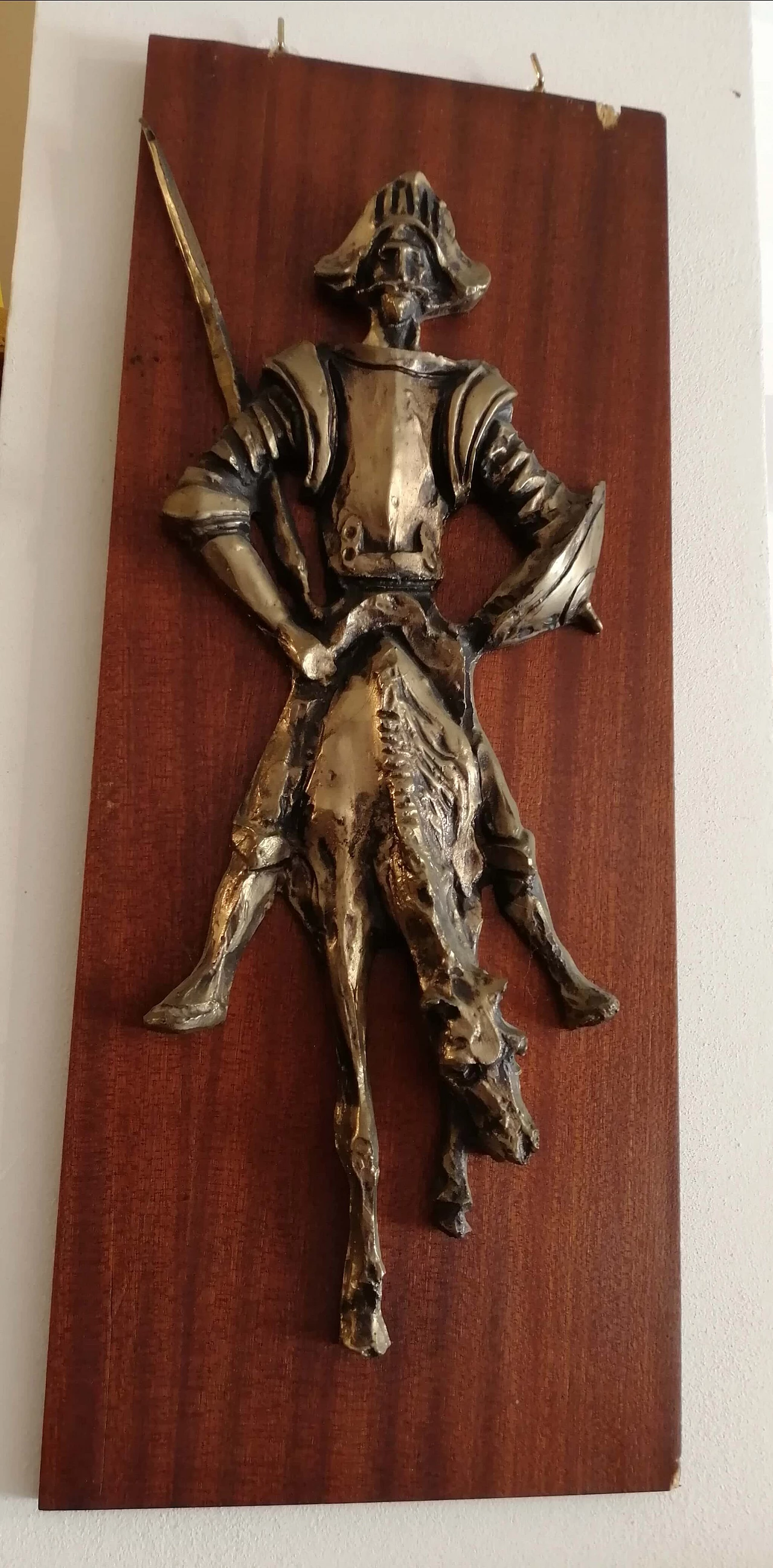 Small panels with relief reproduction of Don Quixote and Sancho Panza, 60s 1276188