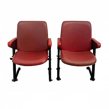 Pair of cinema armchairs by Rima, 70s