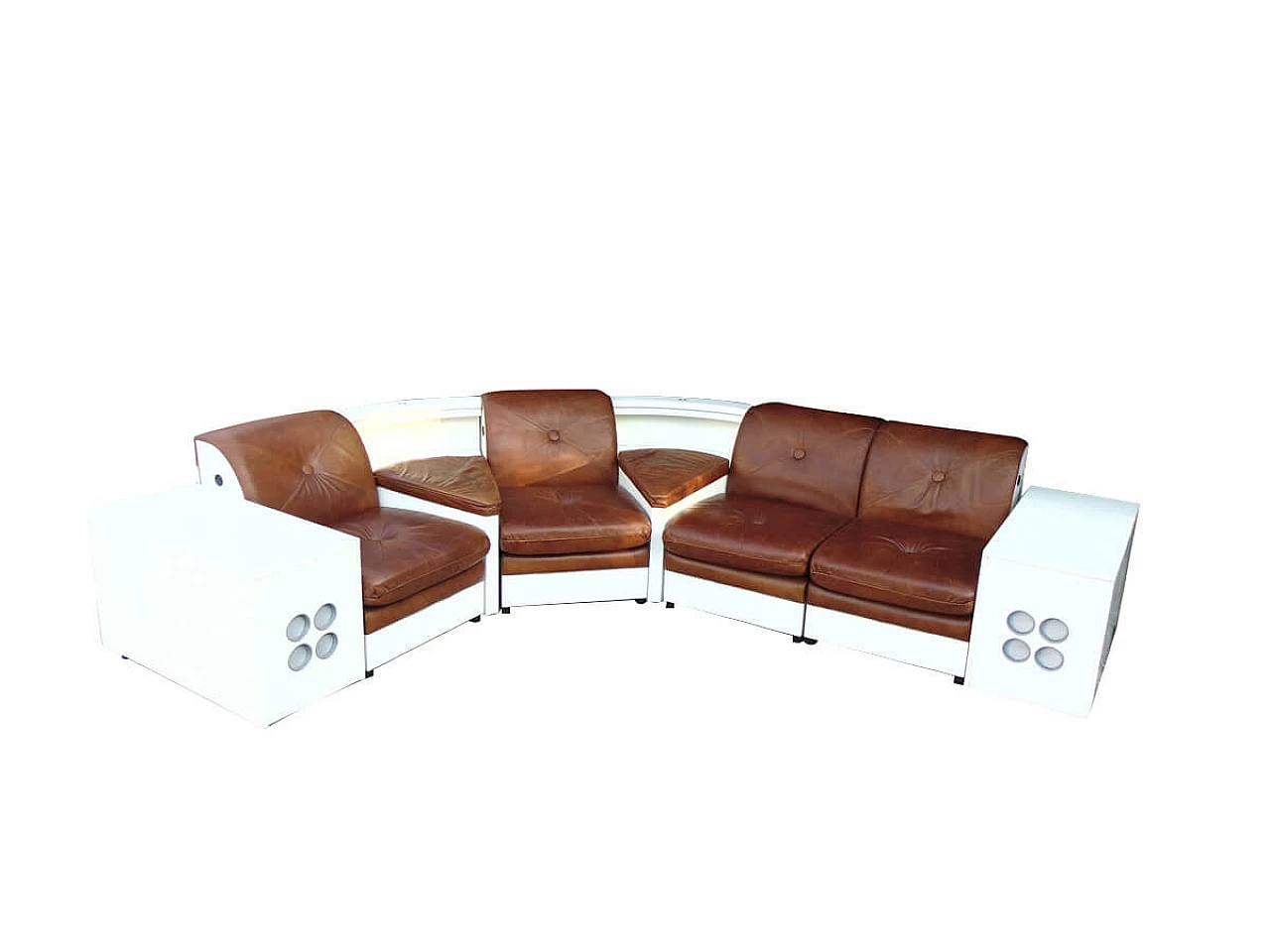 Modular sofa with stereo and lighting Super Panama, 70s 1277241