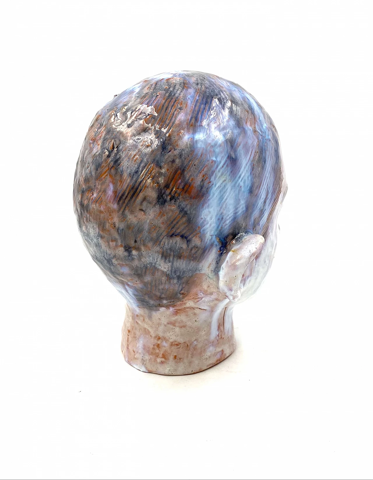 Glazed terracotta child's head, France, 1958 1277306