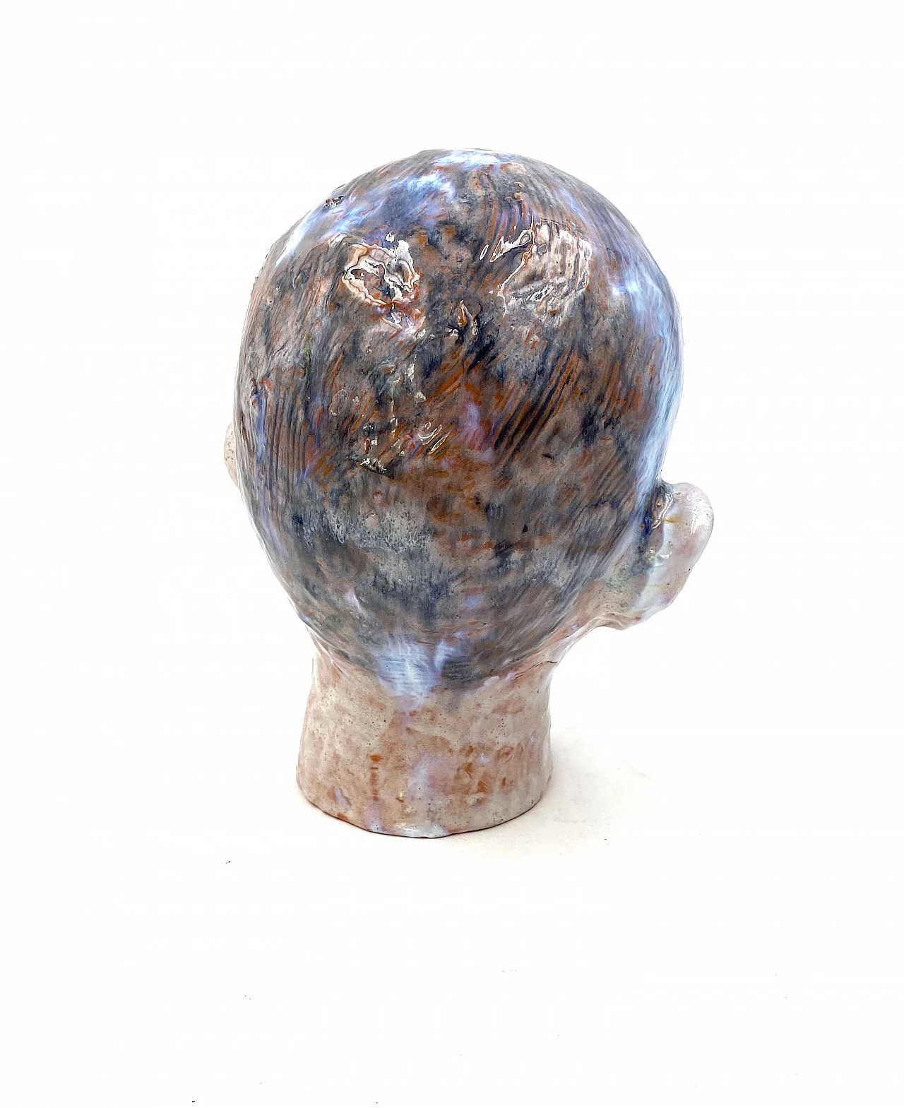 Glazed terracotta child's head, France, 1958 1277307