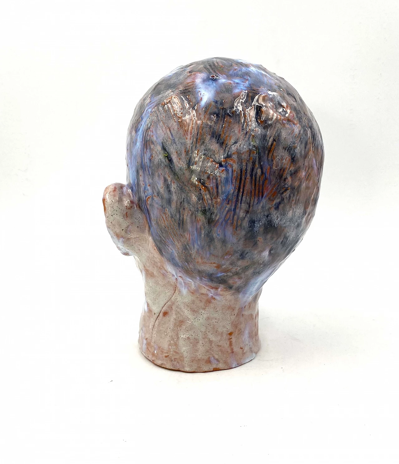 Glazed terracotta child's head, France, 1958 1277309