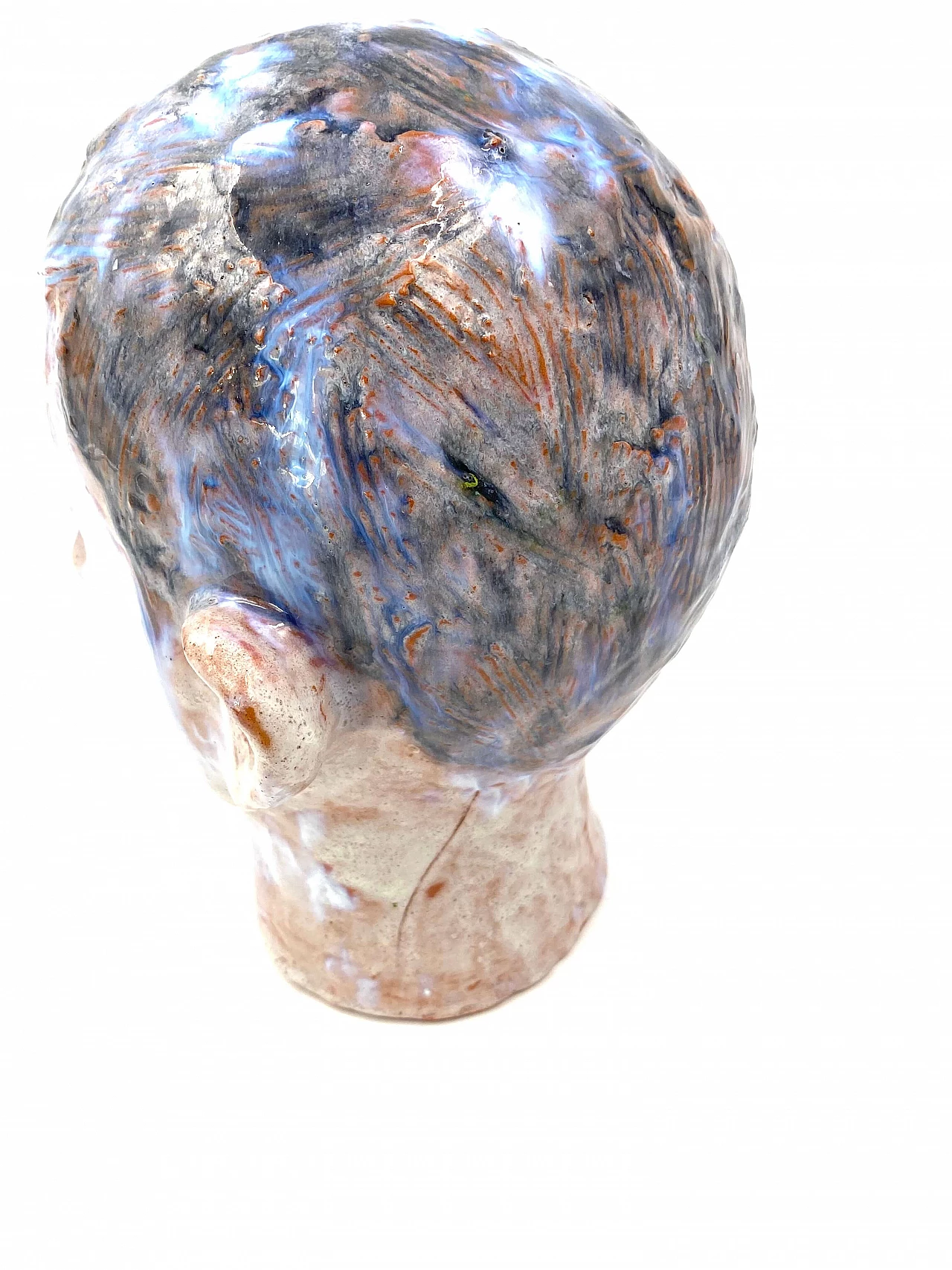 Glazed terracotta child's head, France, 1958 1277319