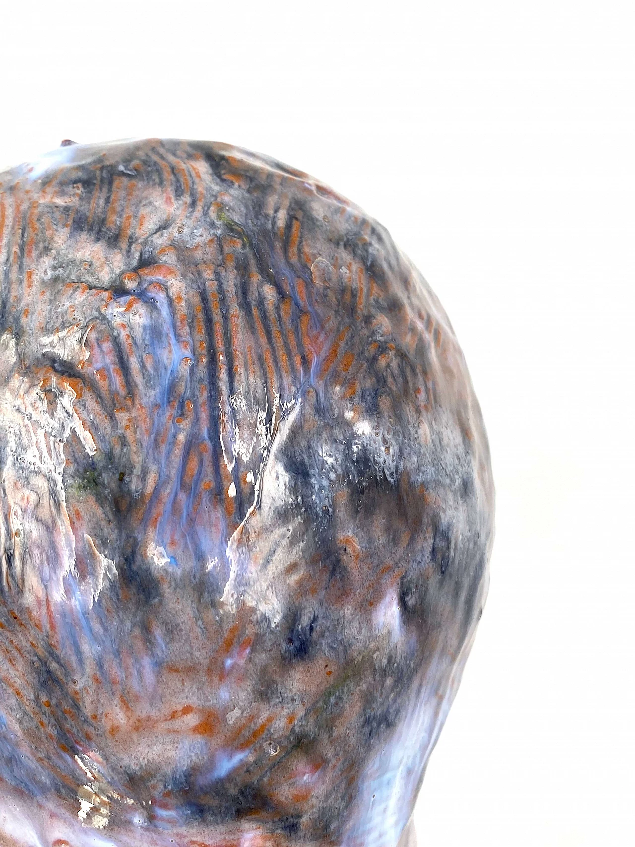 Glazed terracotta child's head, France, 1958 1277320