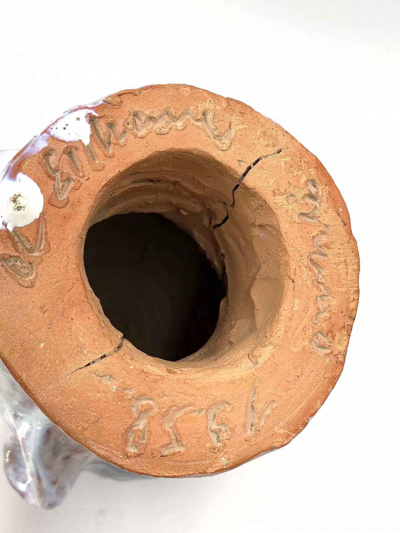 Glazed terracotta child's head, France, 1958 1277321