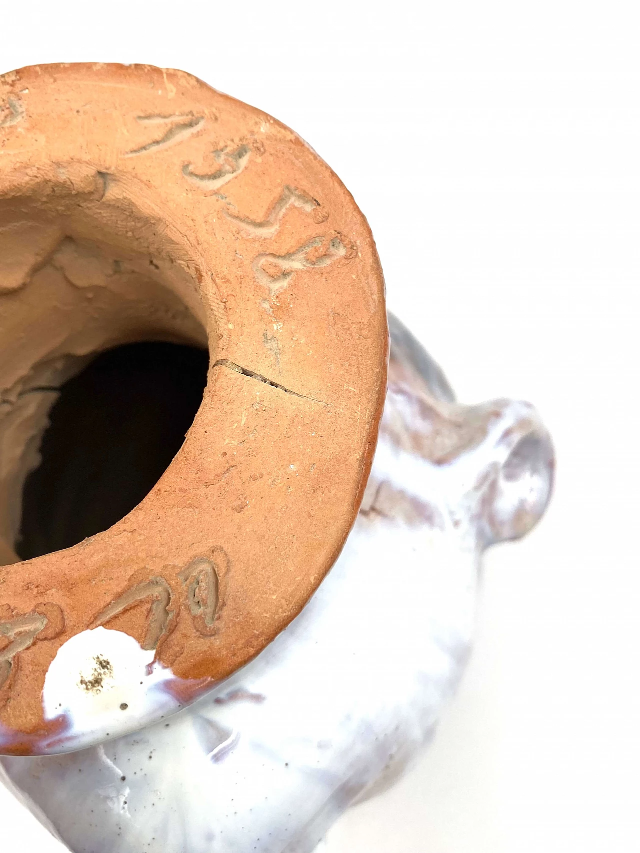 Glazed terracotta child's head, France, 1958 1277322