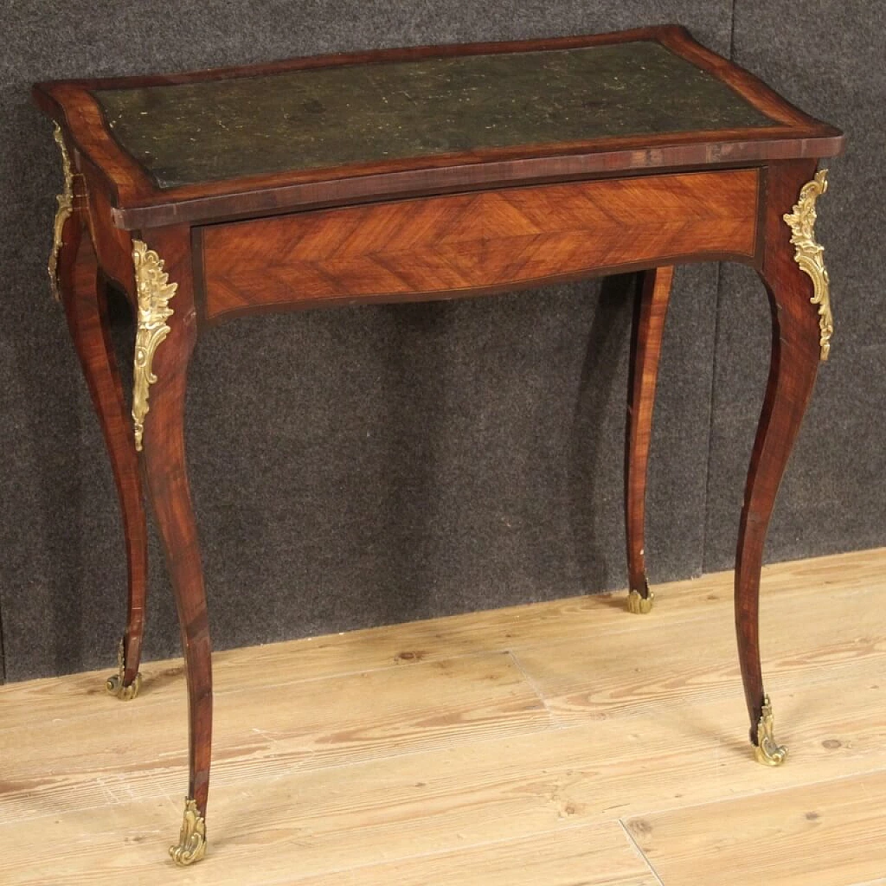 French inlaid wood desk 1277637