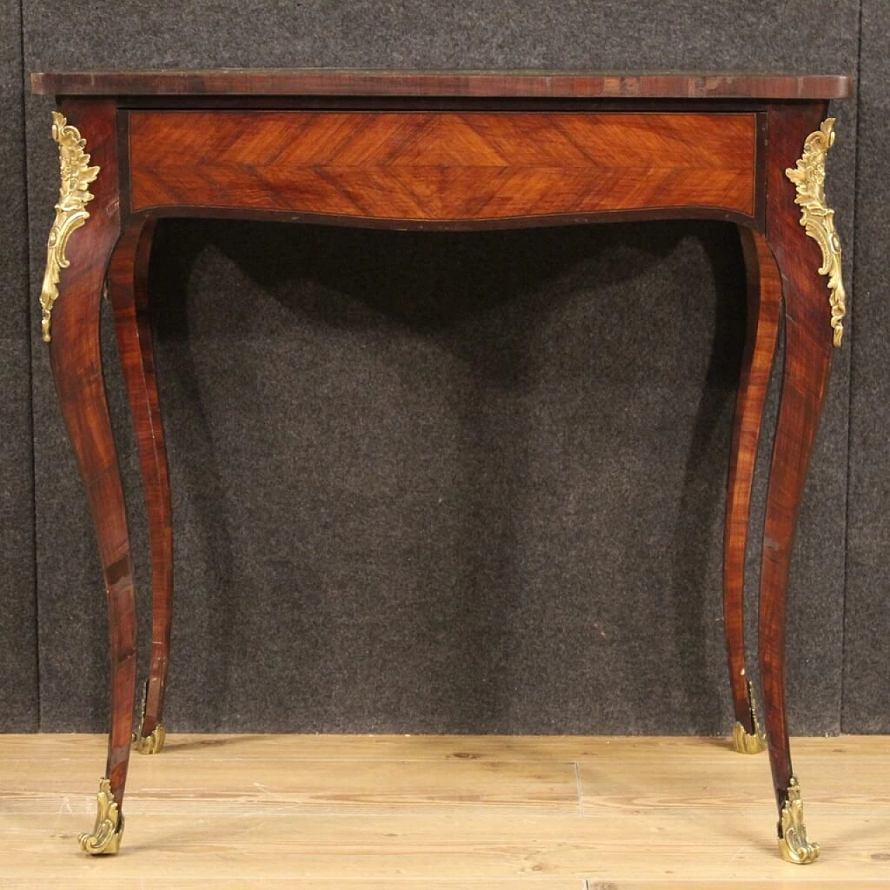 French inlaid wood desk 1277638