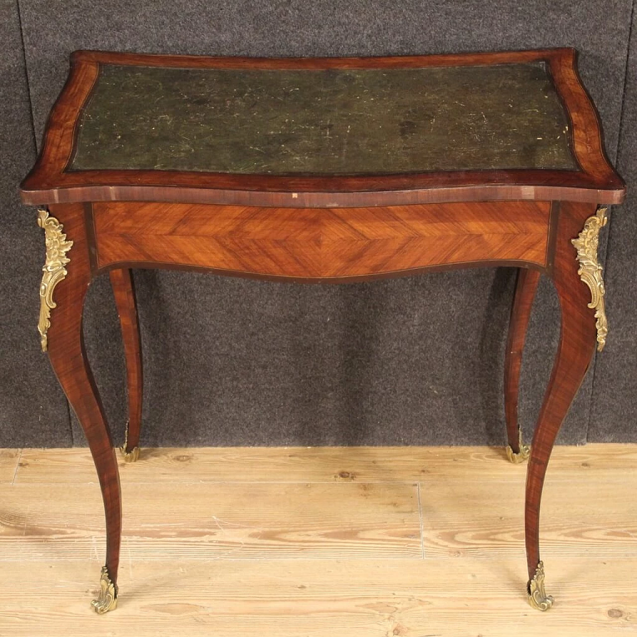 French inlaid wood desk 1277645