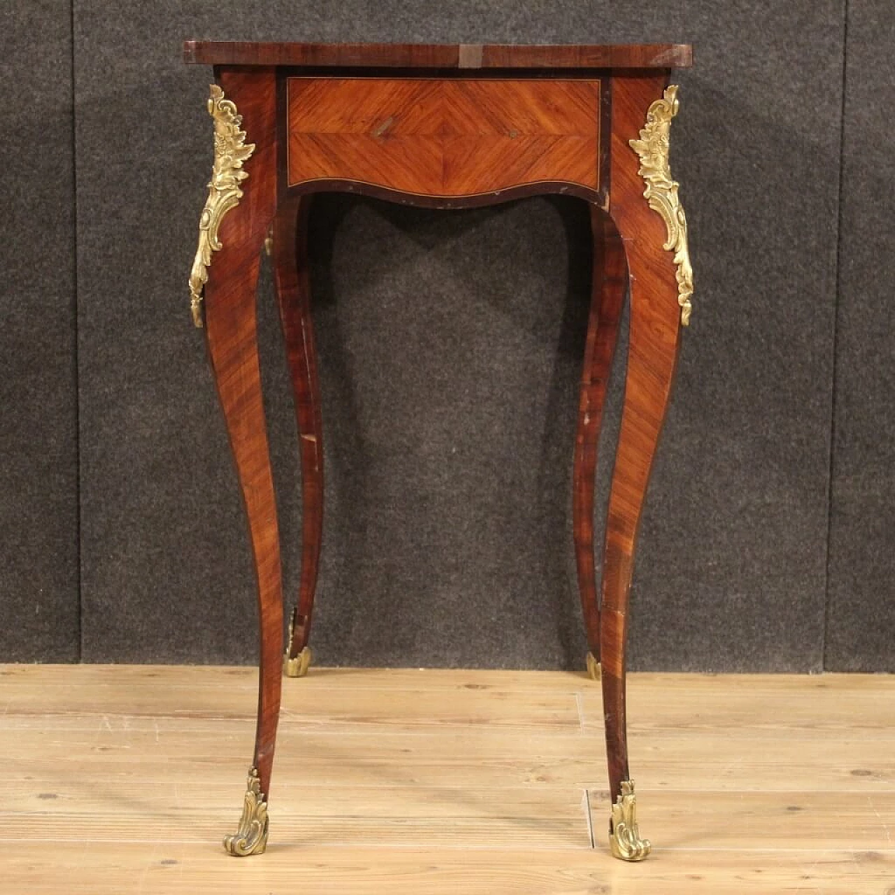 French inlaid wood desk 1277646