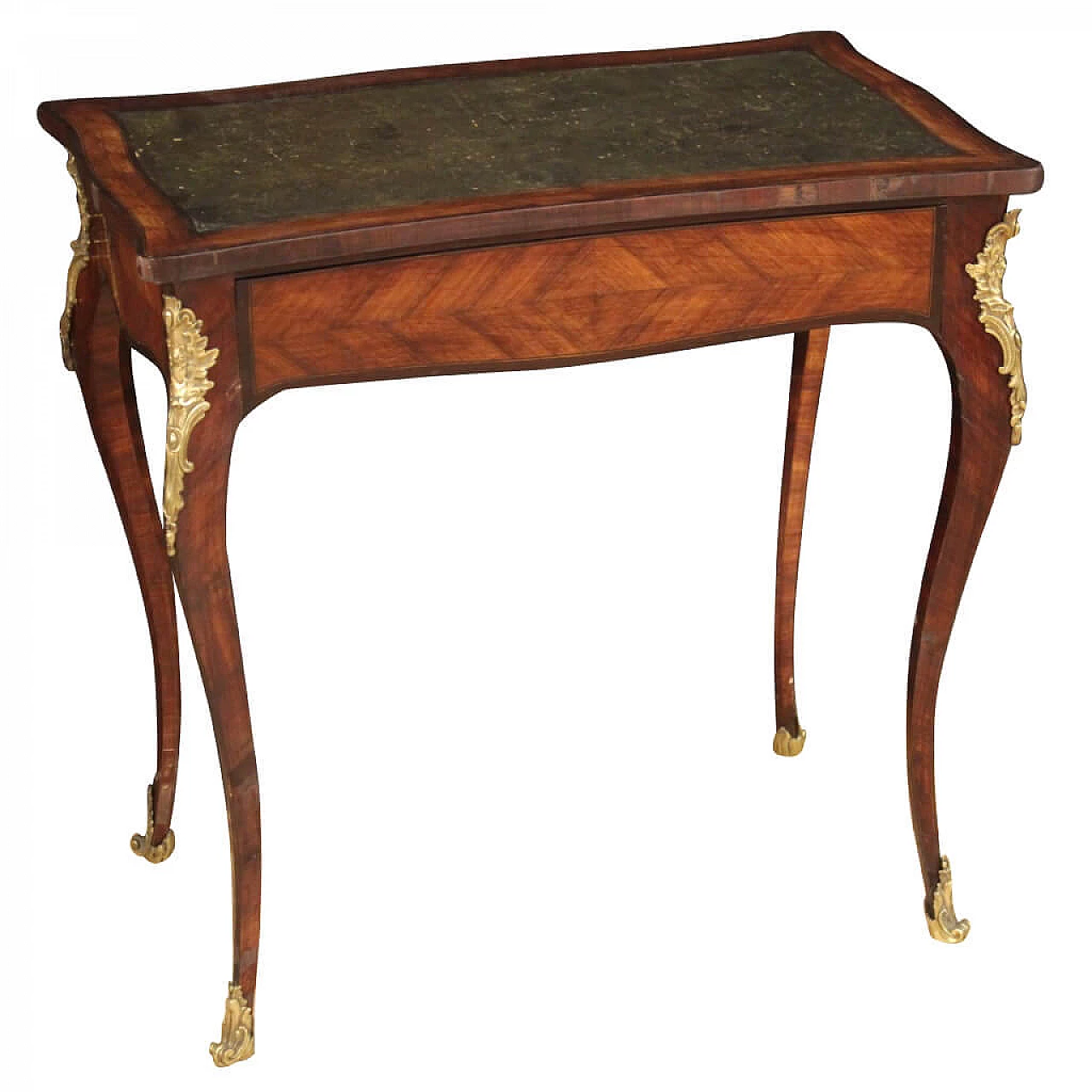 French inlaid wood desk 1277686