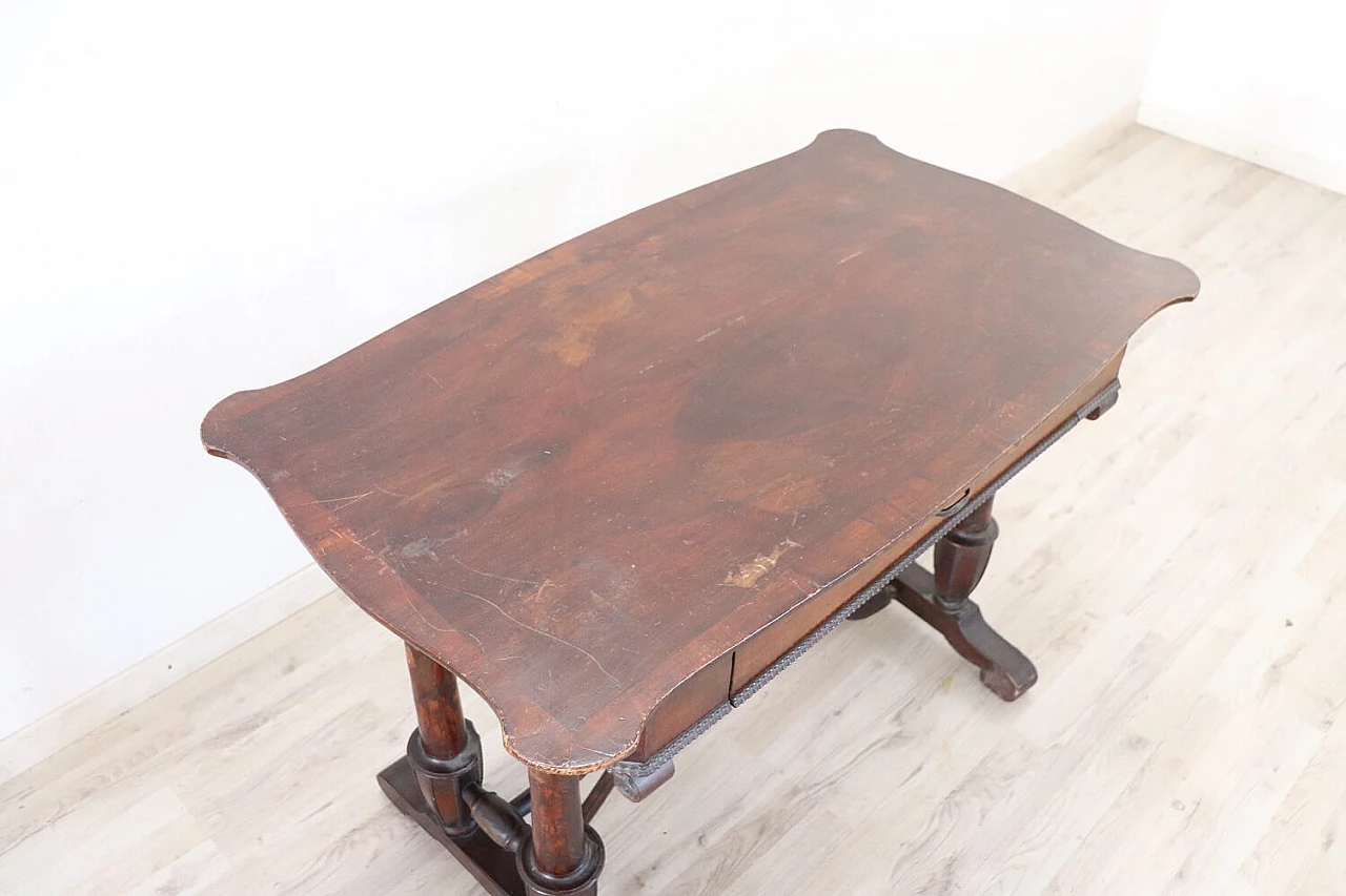 Walnut desk with drawer, mid 19th century 1277851