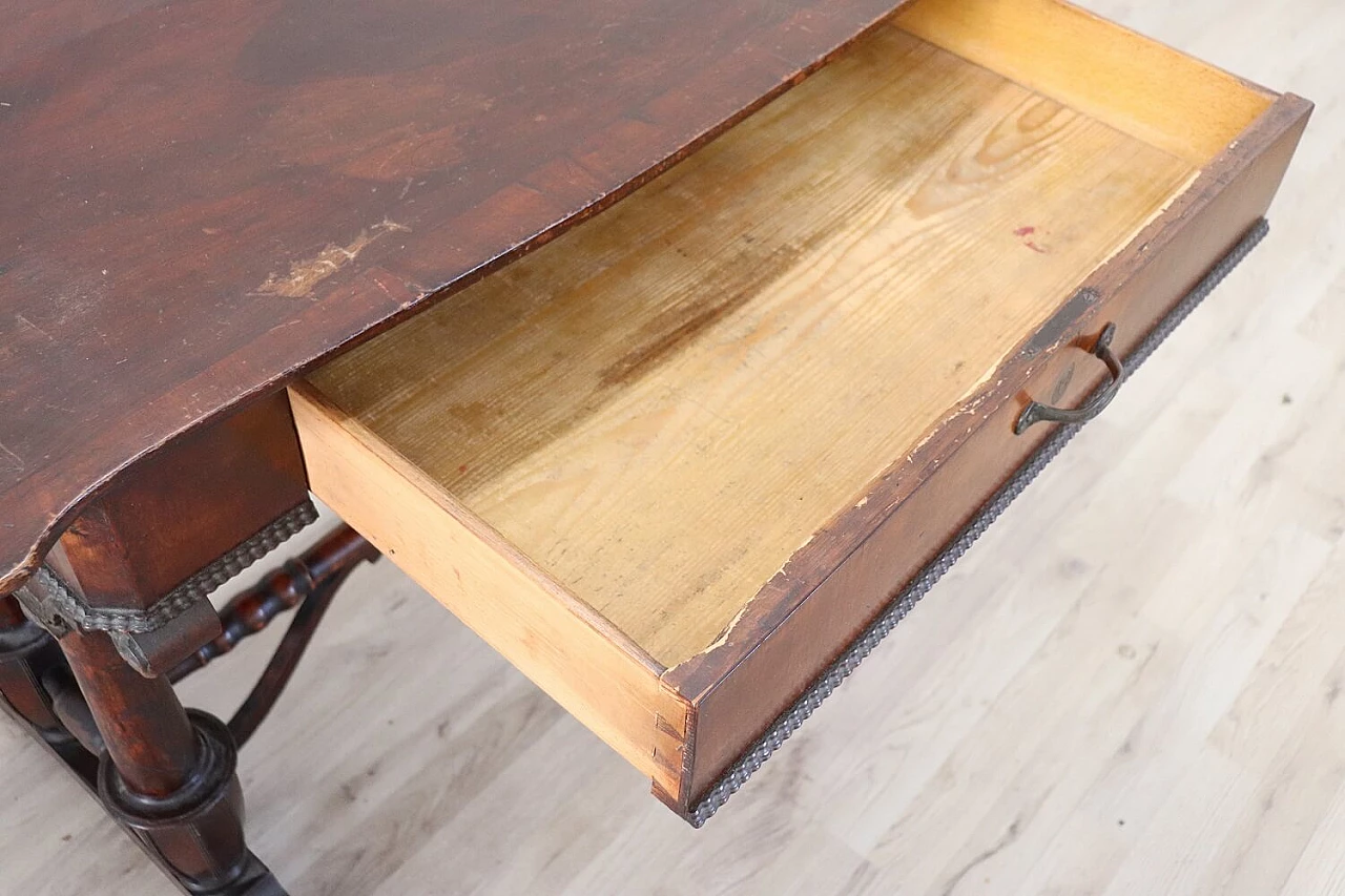 Walnut desk with drawer, mid 19th century 1277866